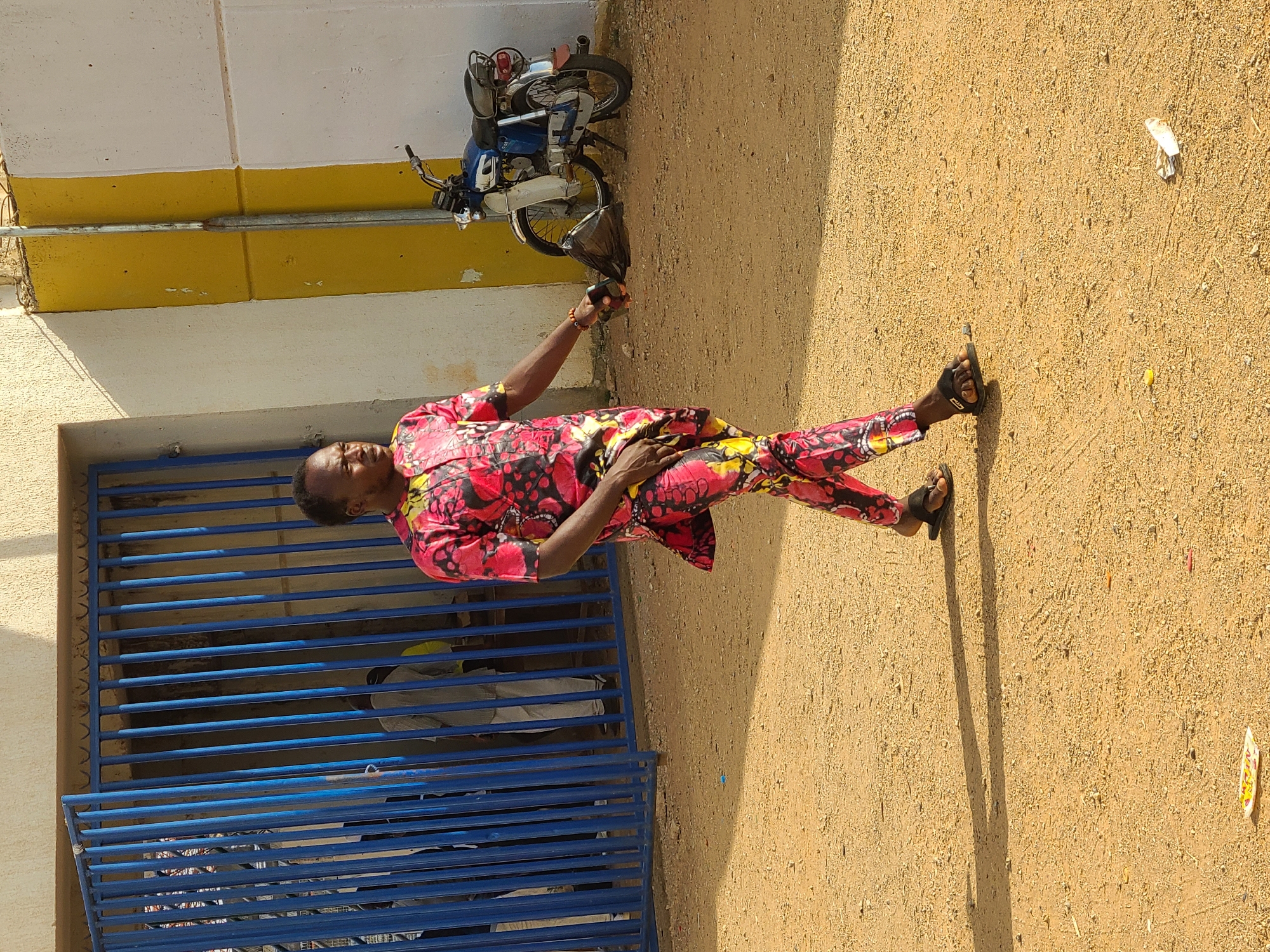 Street scenes captured outside Nigerian stadium, Rafin Par area