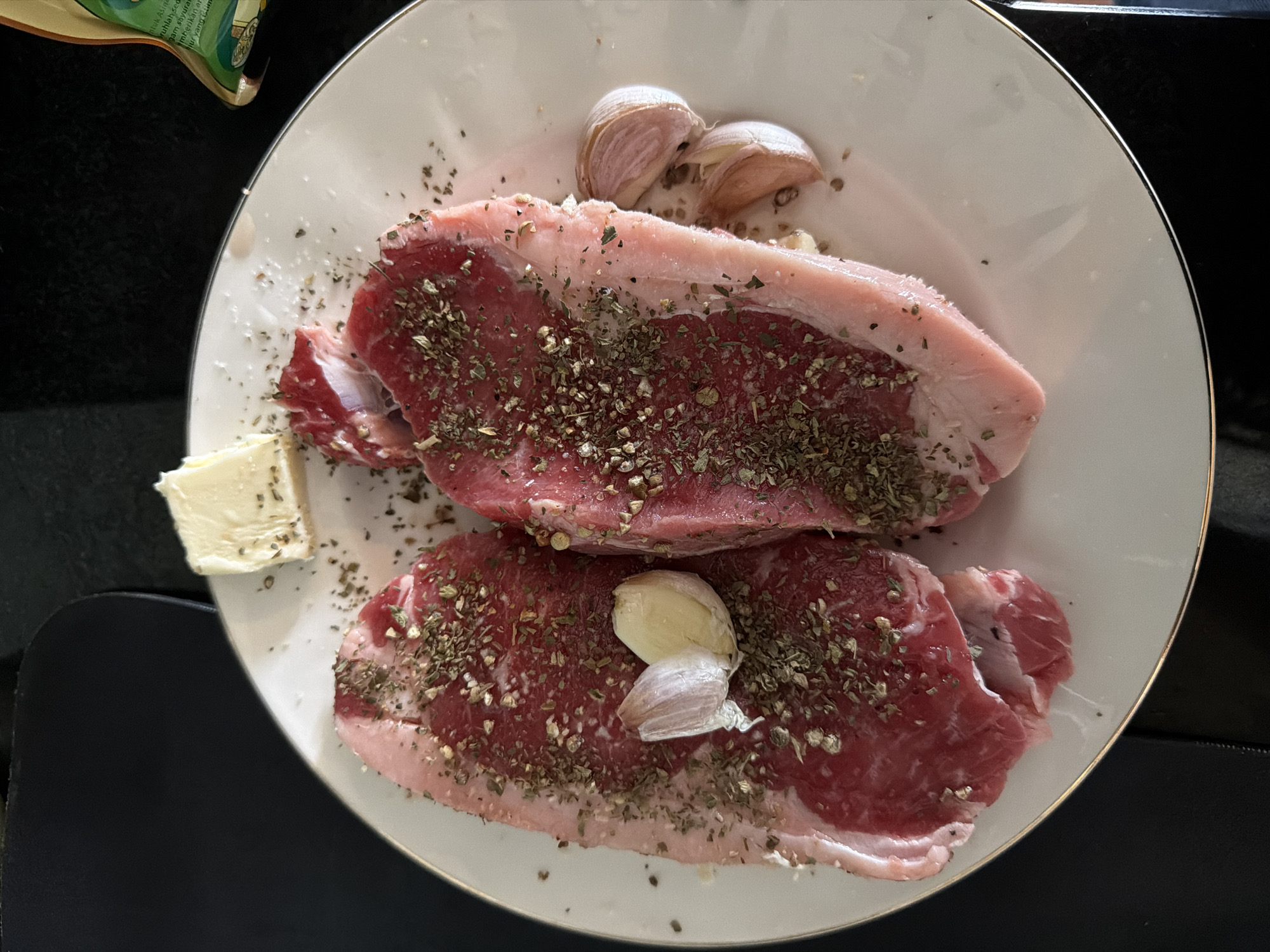 Morning steak cooking session in Central Jakarta apartment