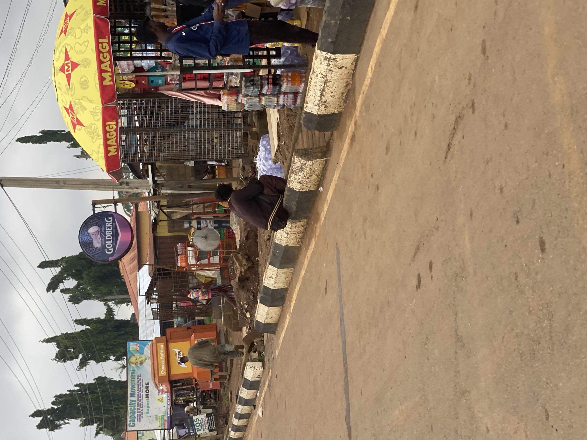 Morning street commerce unfolds across Nigerian towns