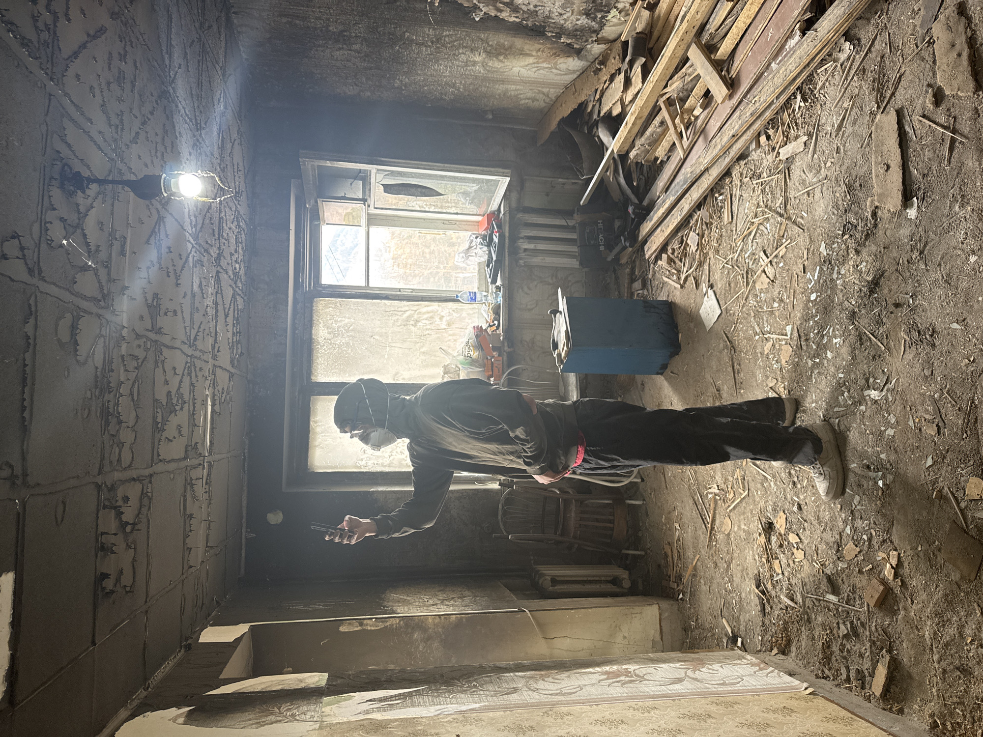 Fire damage documented in Divnogorsk building, elevated city views captured