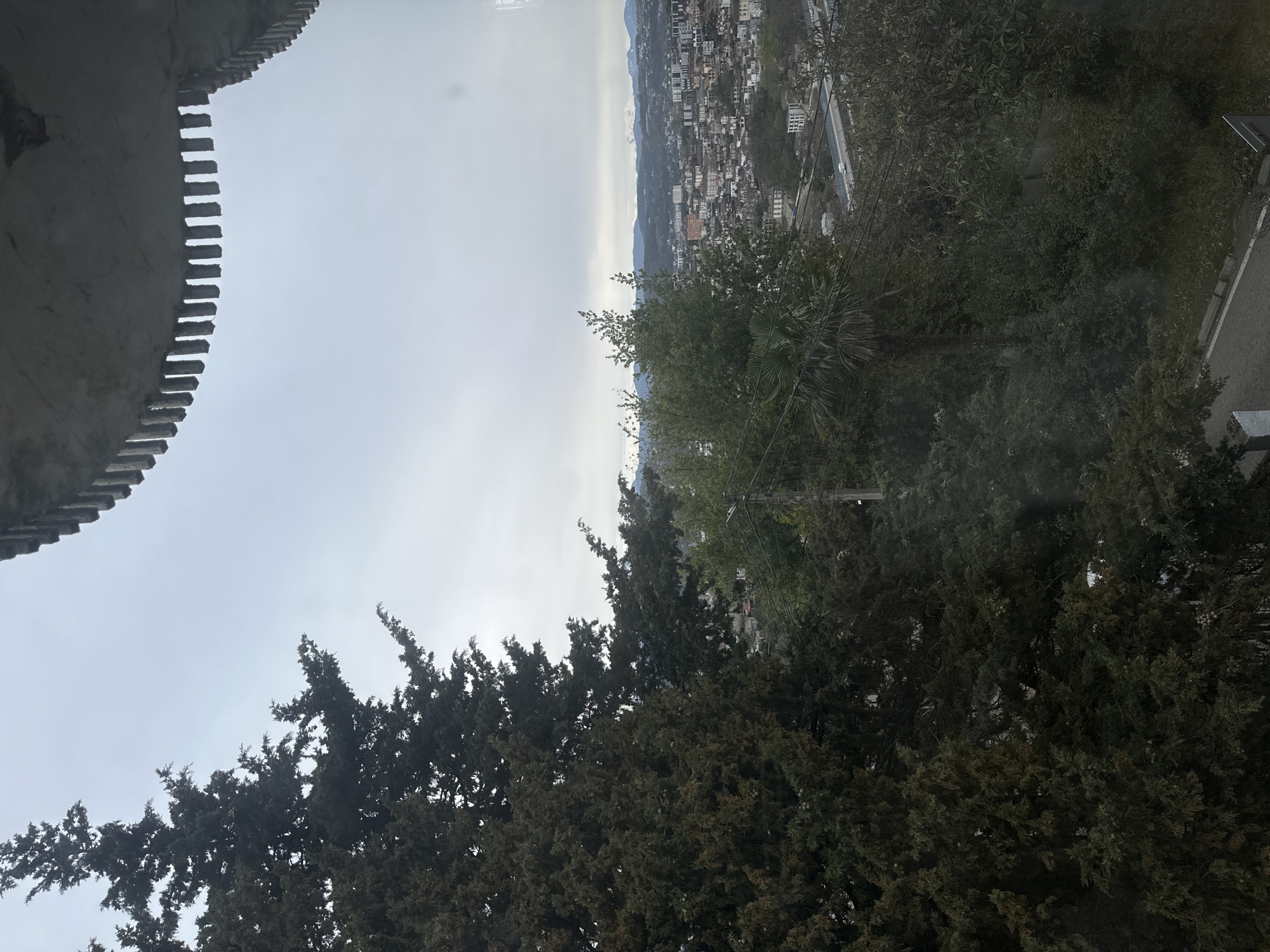 Visitor captures mountain views and selfie from Sochi heights