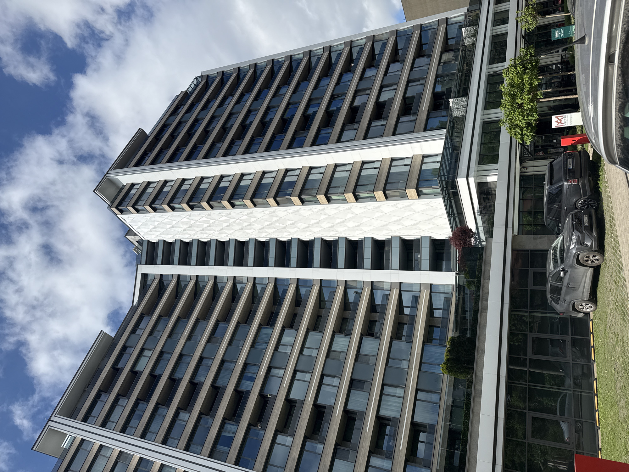 Modern architecture and bronze sculpture documented in Ljubljana