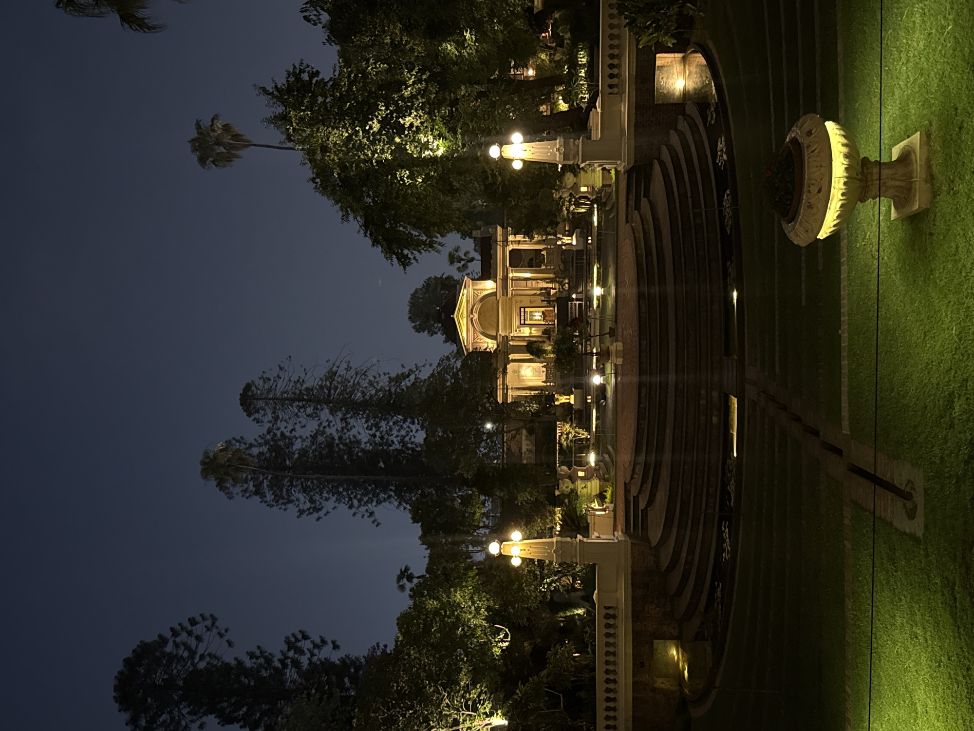 Nighttime documentation of illuminated Kathmandu cityscape and public spaces