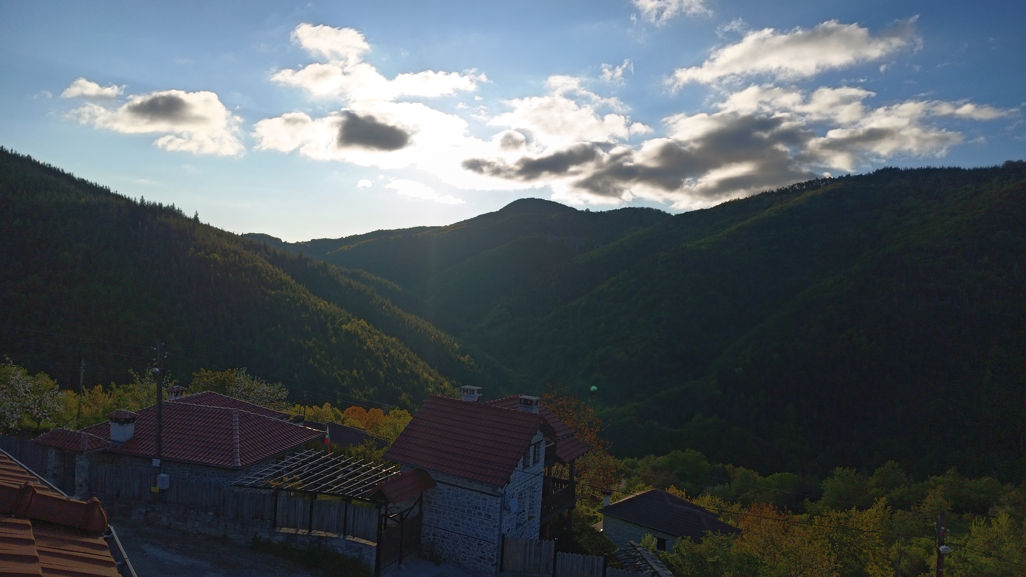 Early morning landscape views captured in Vrata, Bulgaria
