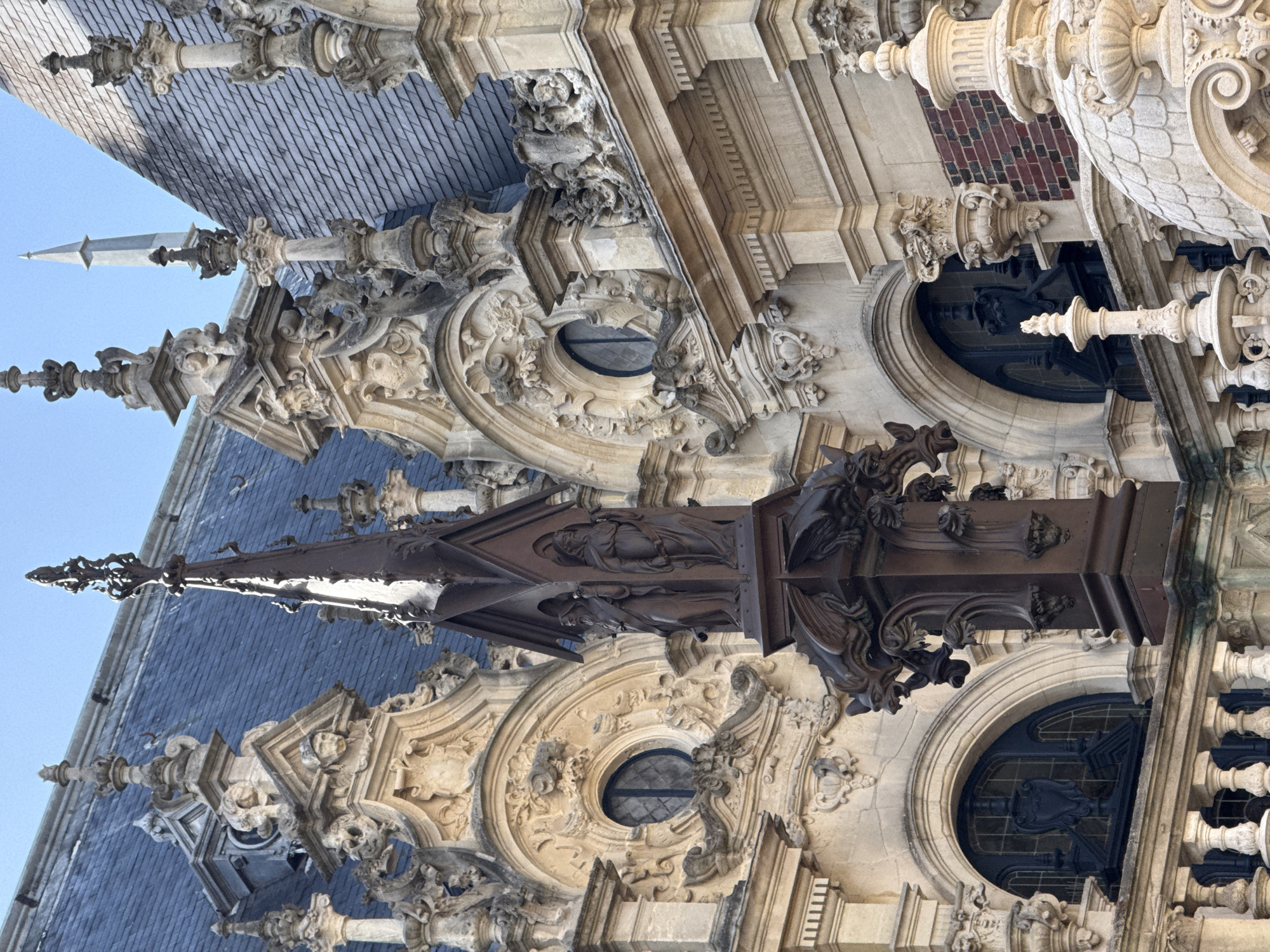 Tourist documents historic Palais Bénédictine architecture in Fécamp