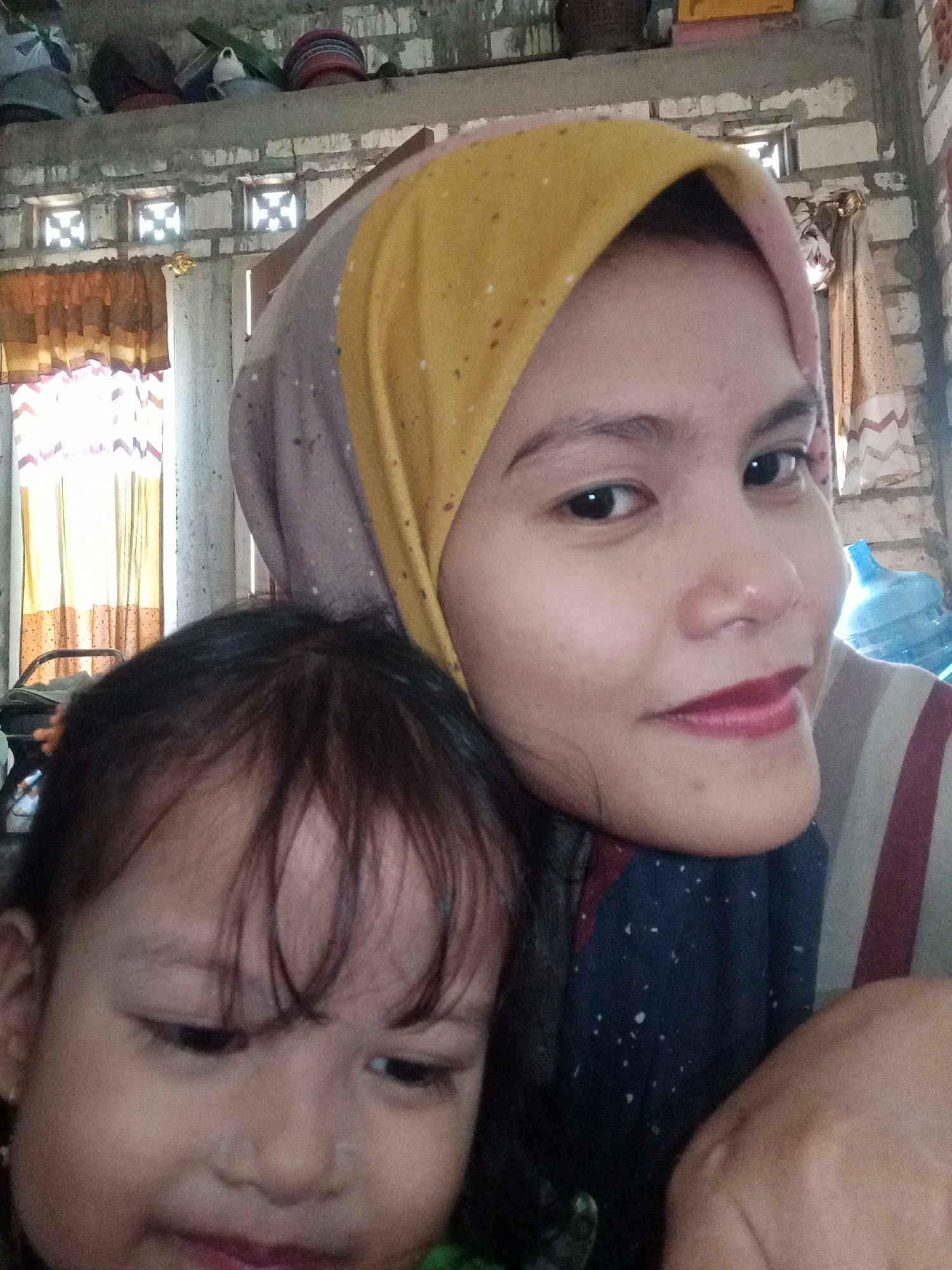 Indoor selfie session with family in Juwana, Indonesia