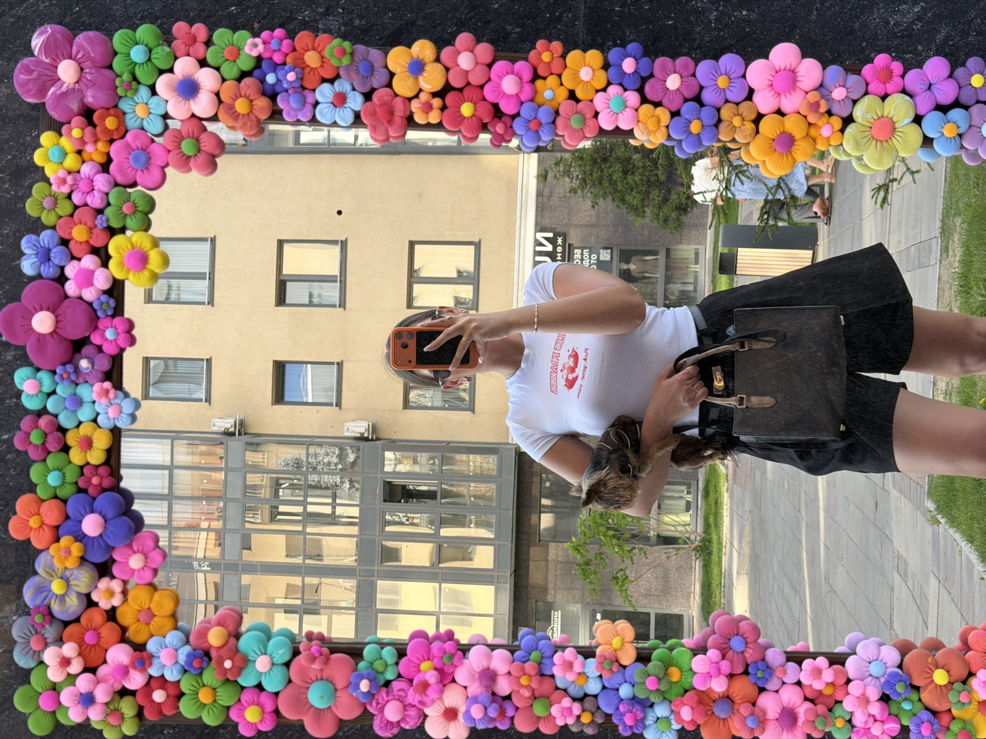 Mirror selfies captured across Krasnoyarsk in morning hour