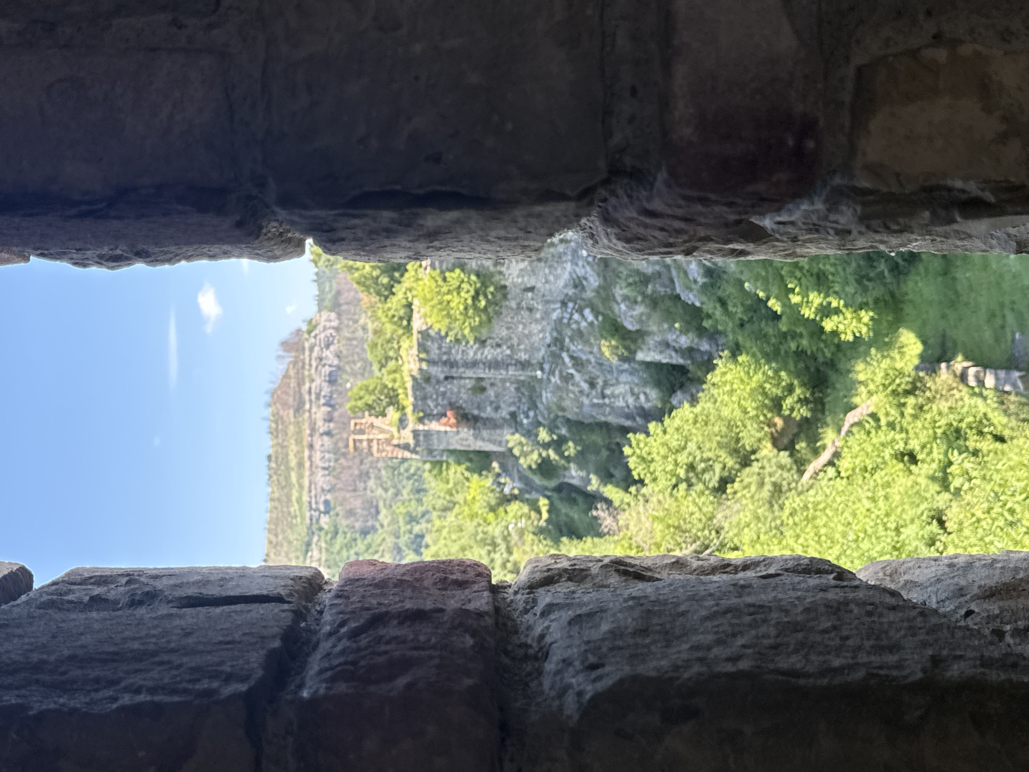 Inside Tsarevets Fortress, Veliko Tarnovo, on a June morning