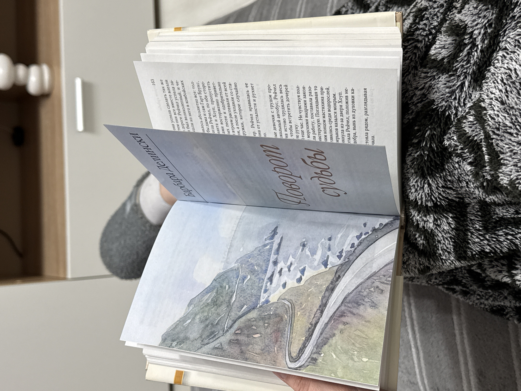 Domestic life documented through books, art, and household items
