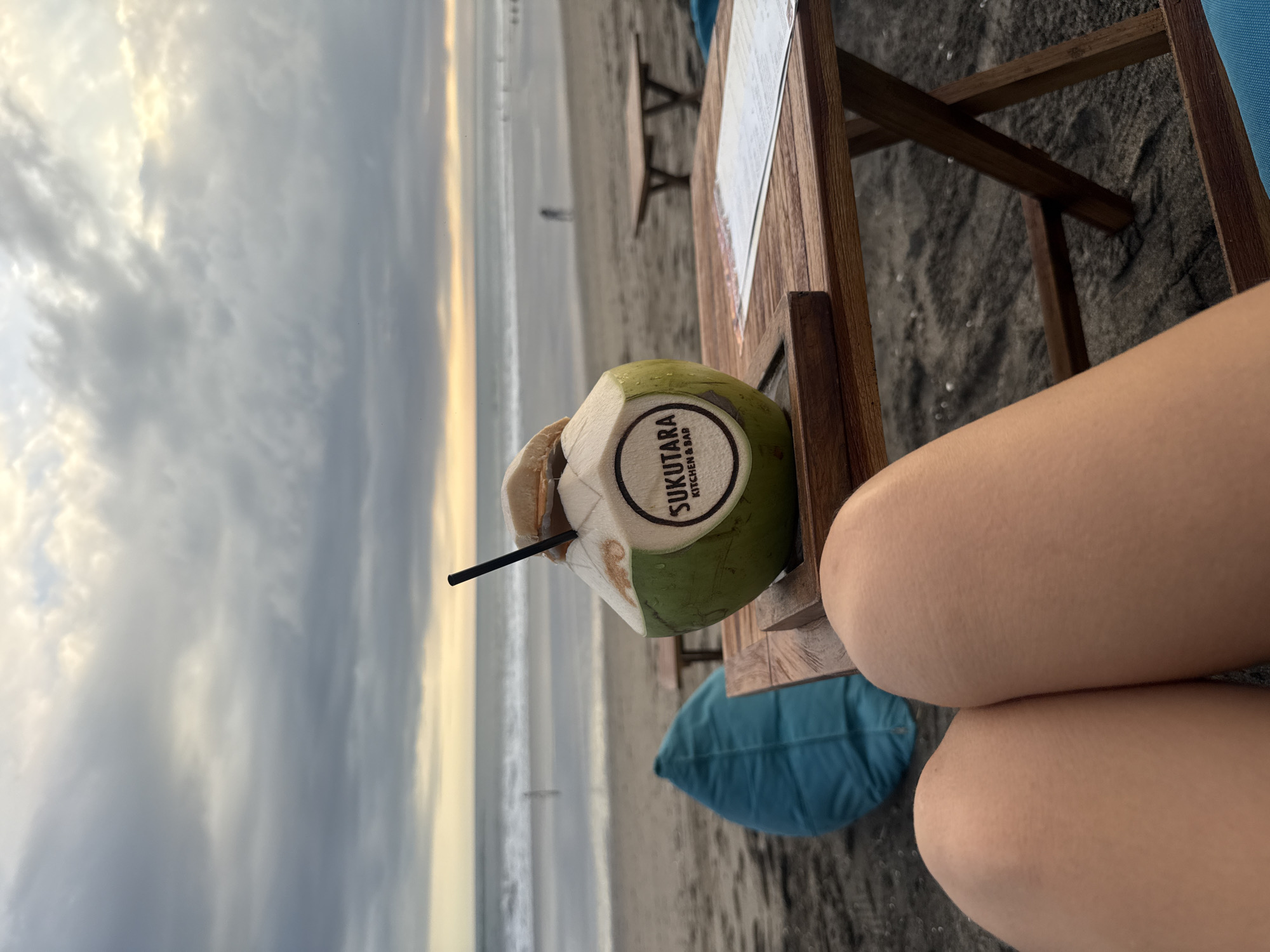 Morning scenes captured at North Kuta beachfront restaurant