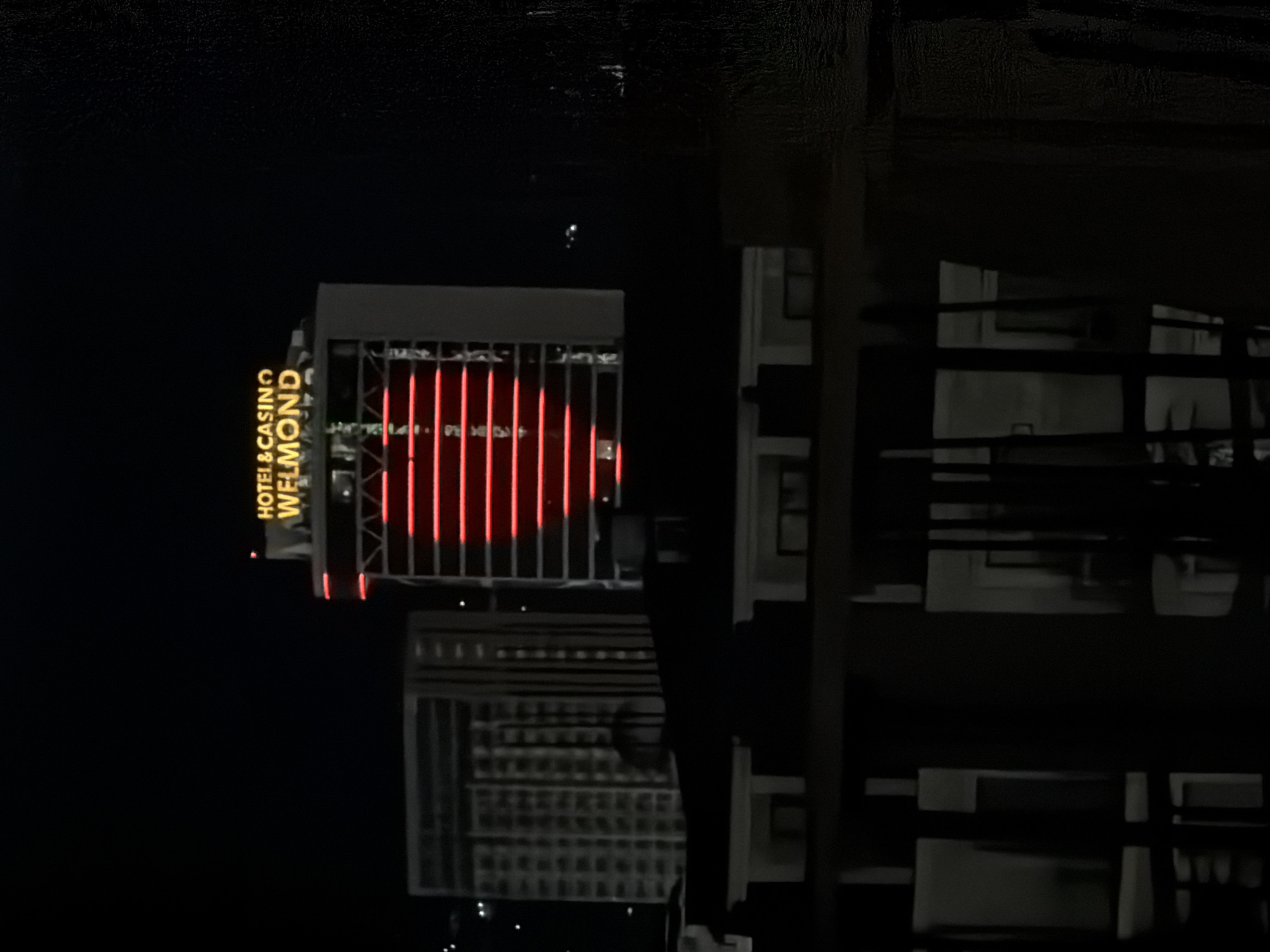 Full Moon Illuminates Batumi Night Sky and Casino District
