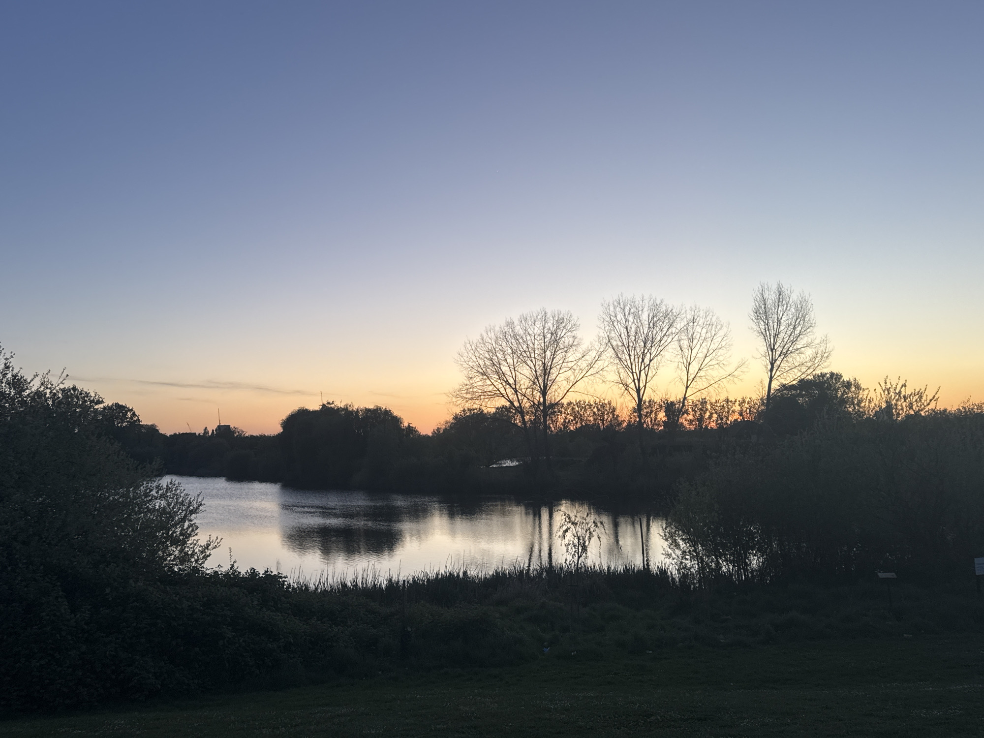 Witness captures peaceful London landscape at dusk