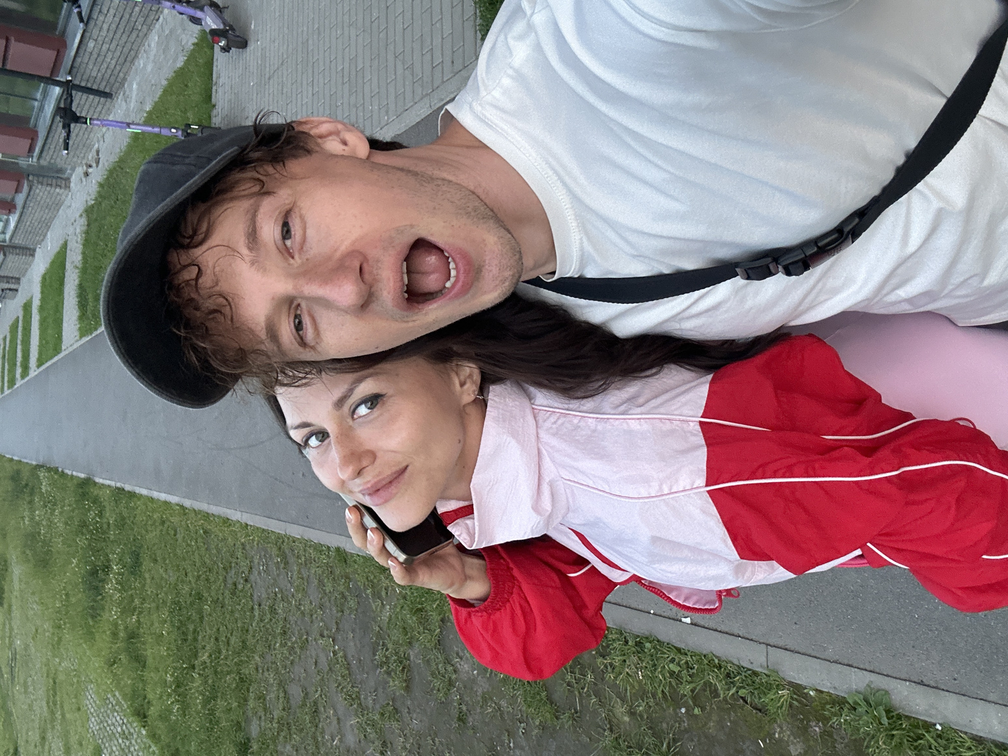 Casual evening together on the streets of Murino