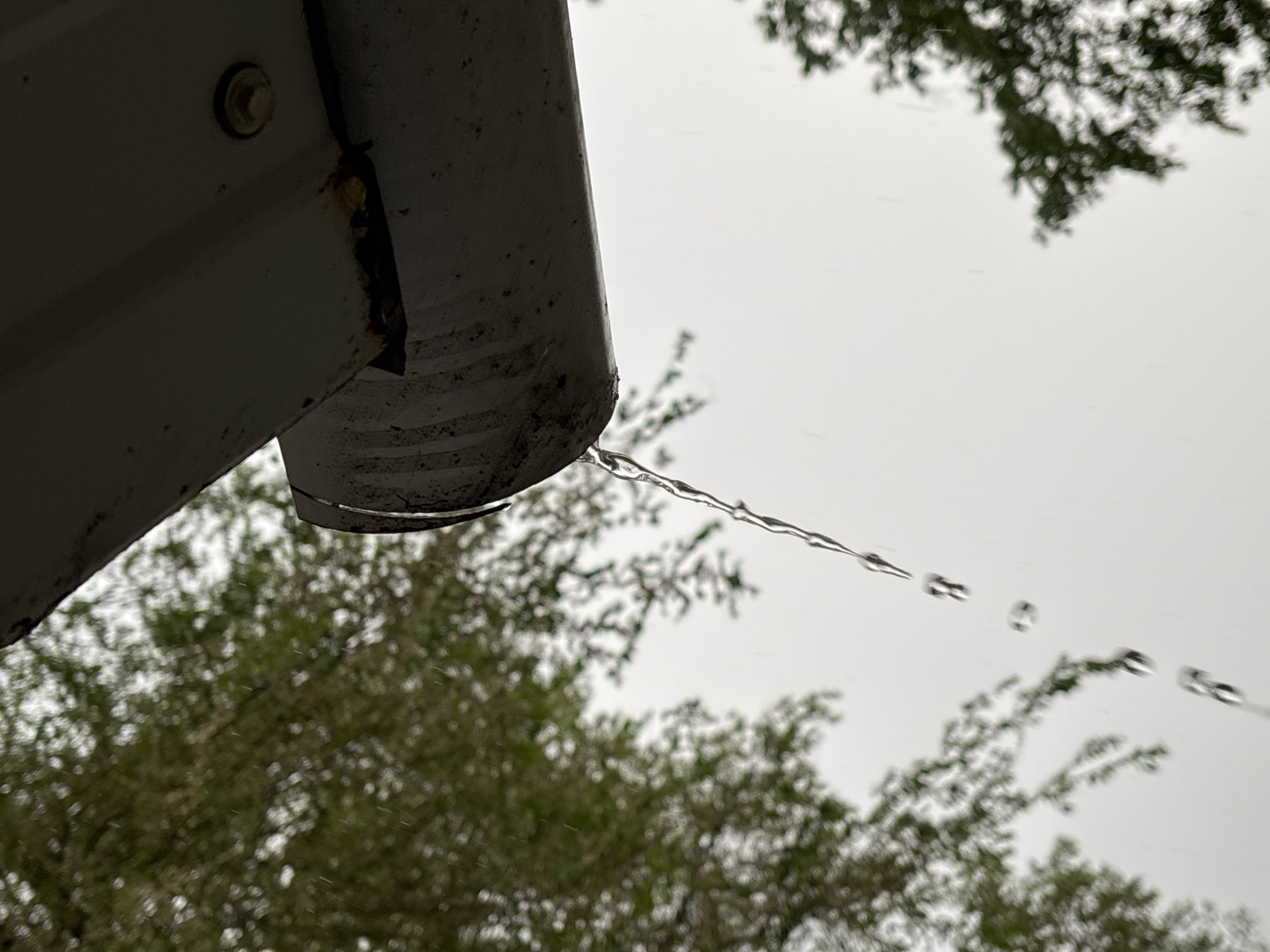 Witness documents wet urban scenes during early morning rain