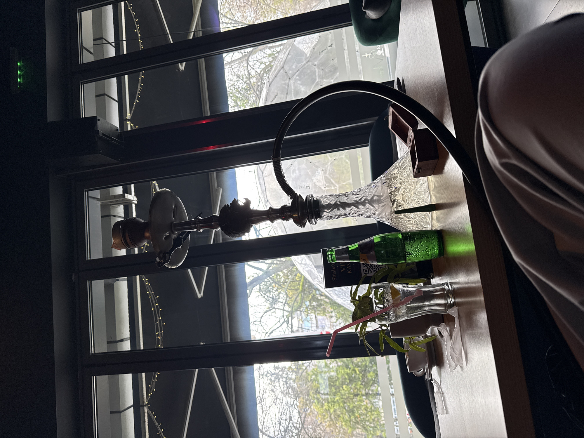 Hookah lounge scene documented in Plovdiv, Bulgaria