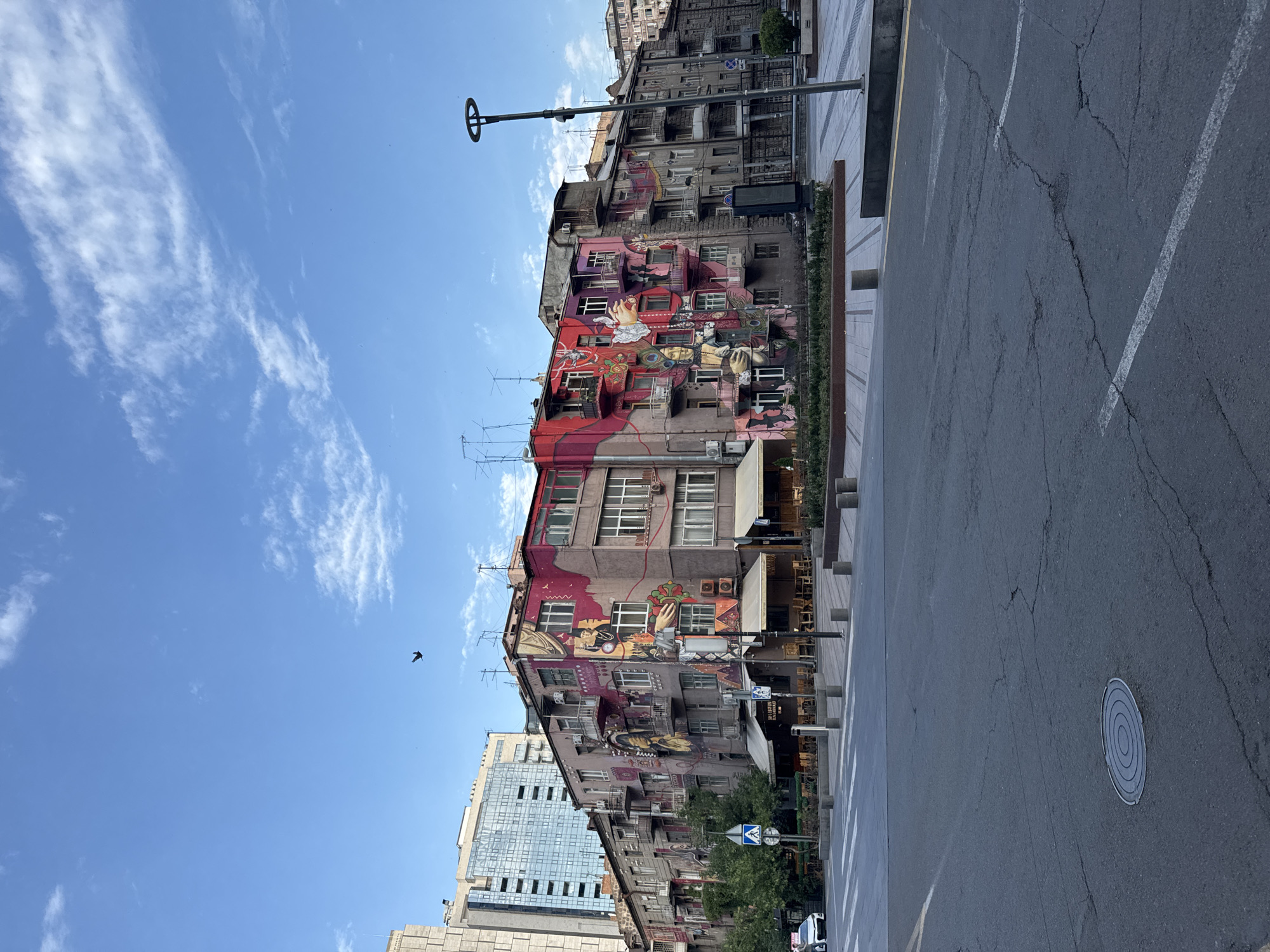 Yerevan apartment block turned mural canvas