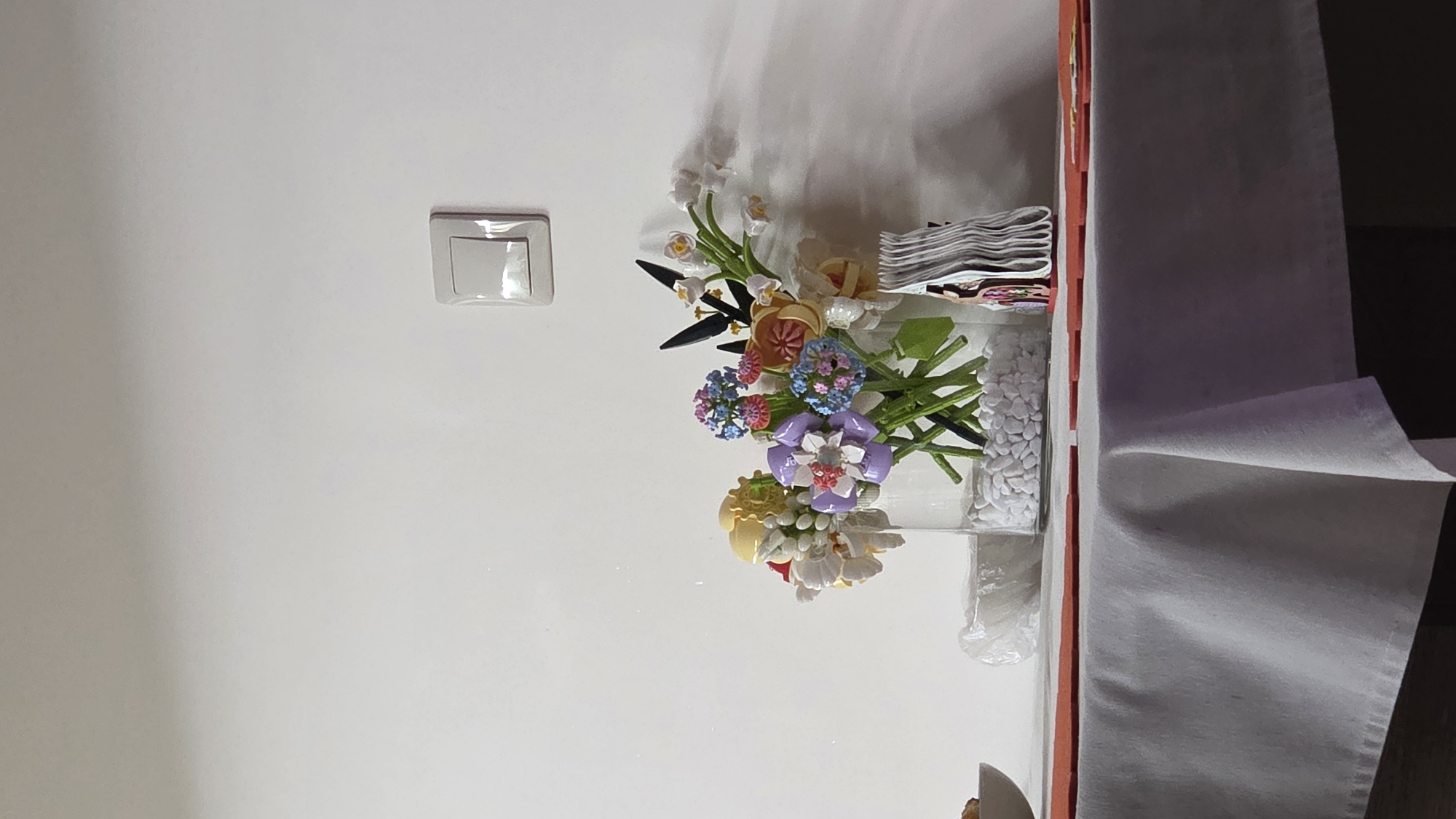 Interior home scenes with decorations captured in Stara Zagora