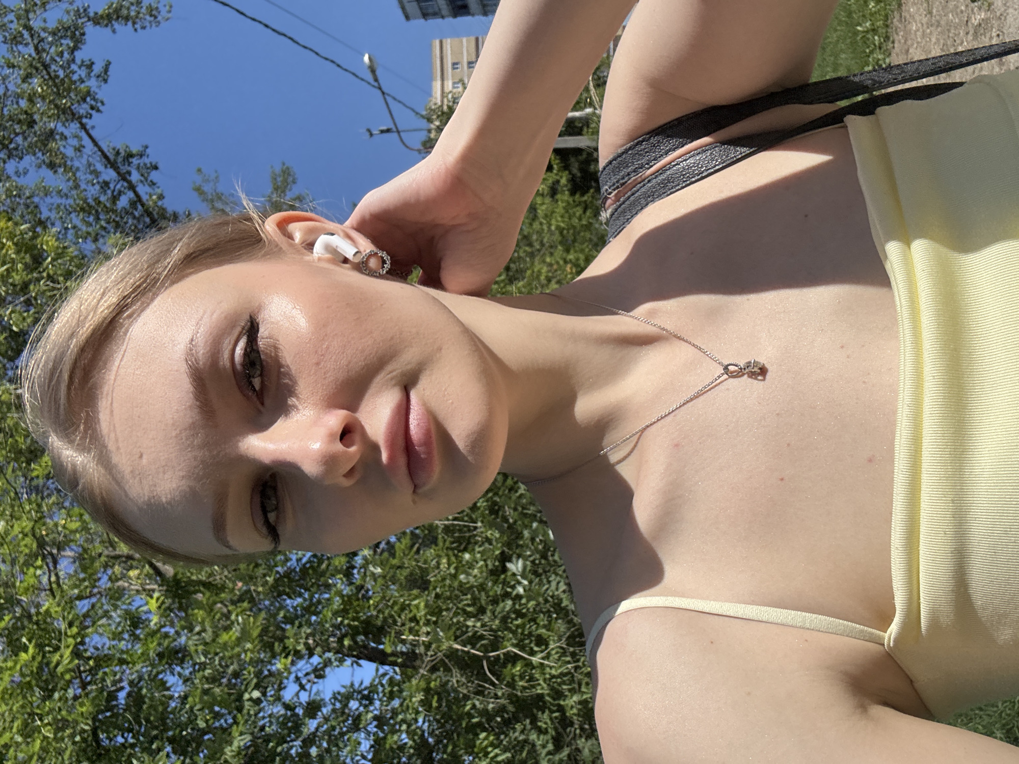 Selfie session around Perm, mixing outdoor and mirror shots.