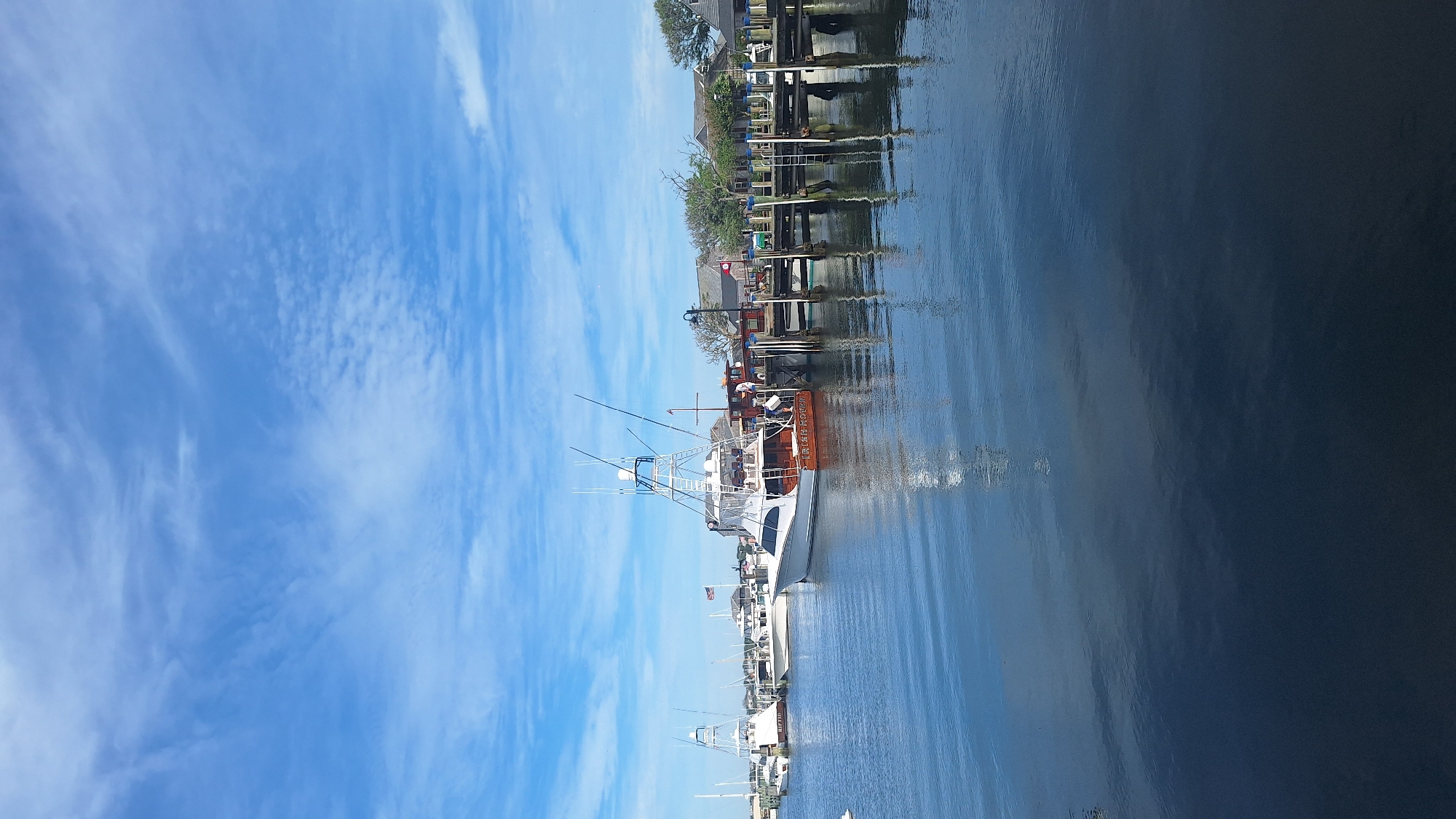 Evening harbor views across Nantucket's marina and waterfront