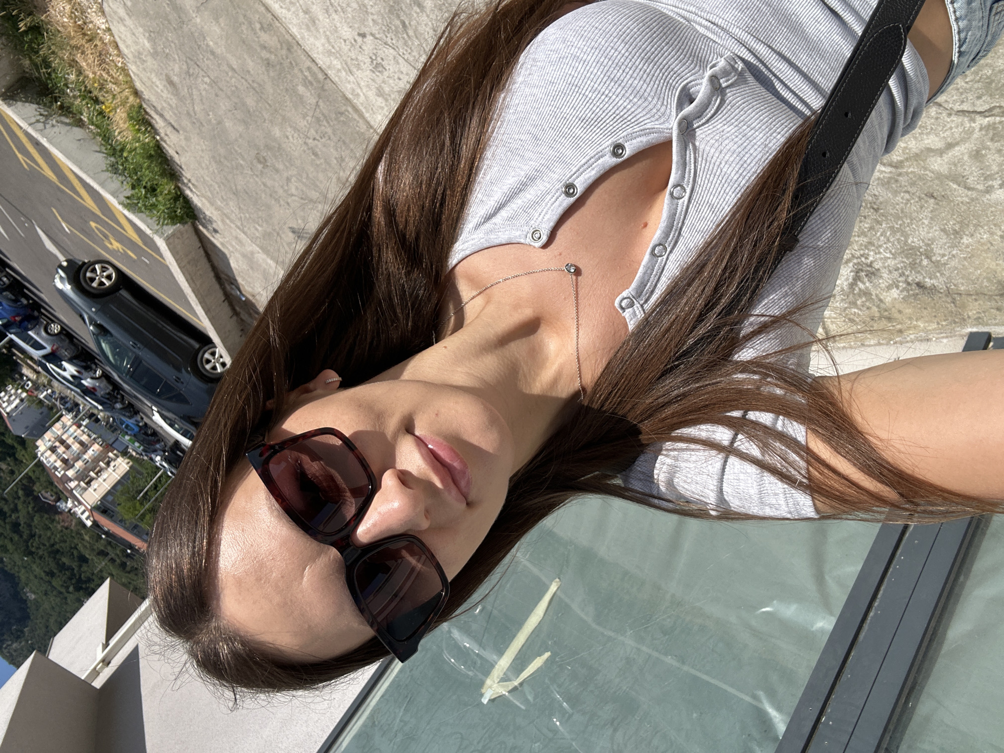 Woman documents morning beauty routine in Montenegro village