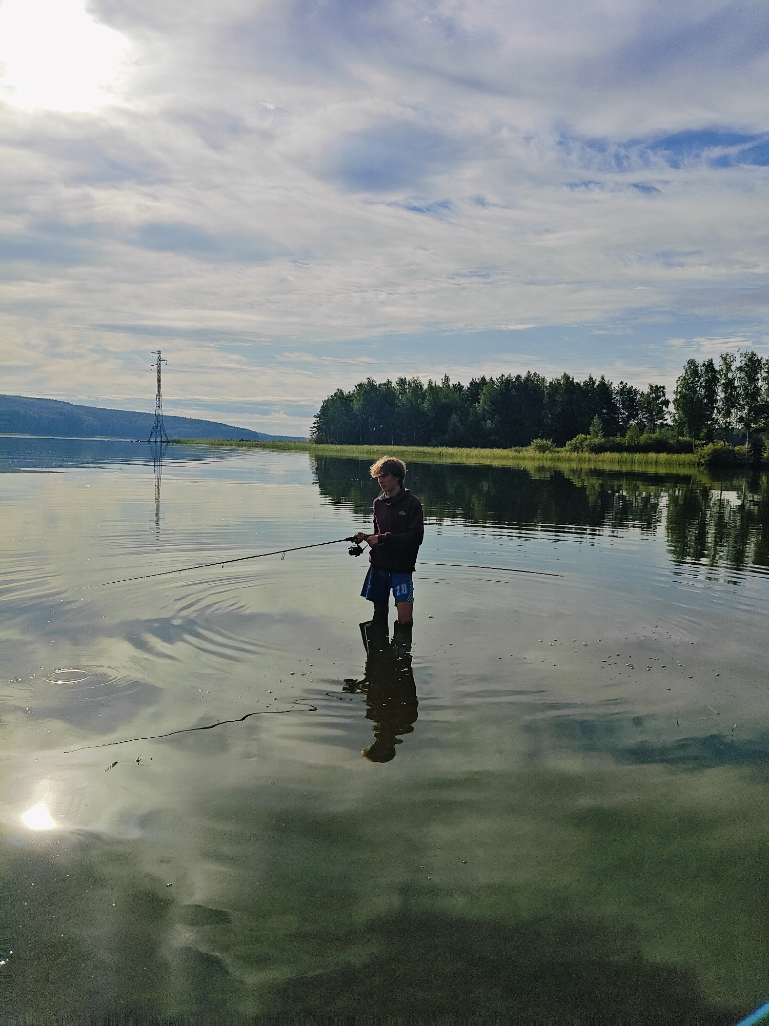 Fishing and quiet lake scenes along the Kama River, Chaikovsky