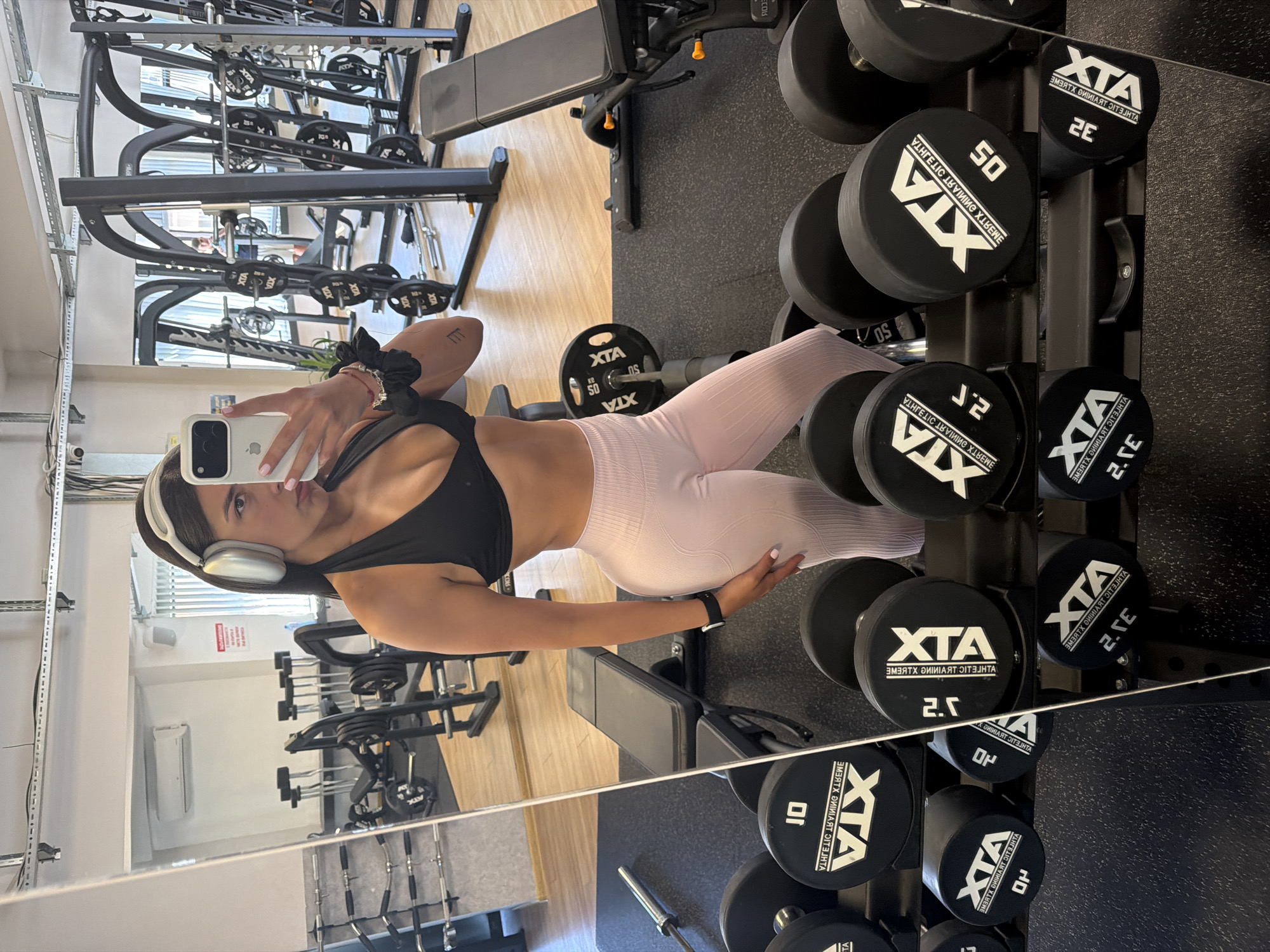 Gym mirror selfies in Gabrovo, Bulgaria