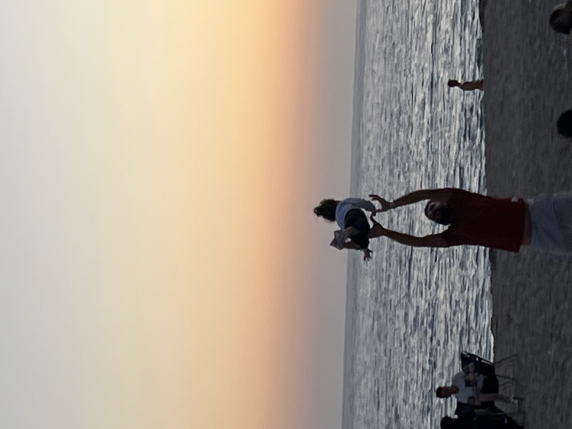 Families enjoy sunset moments at Alanya beach
