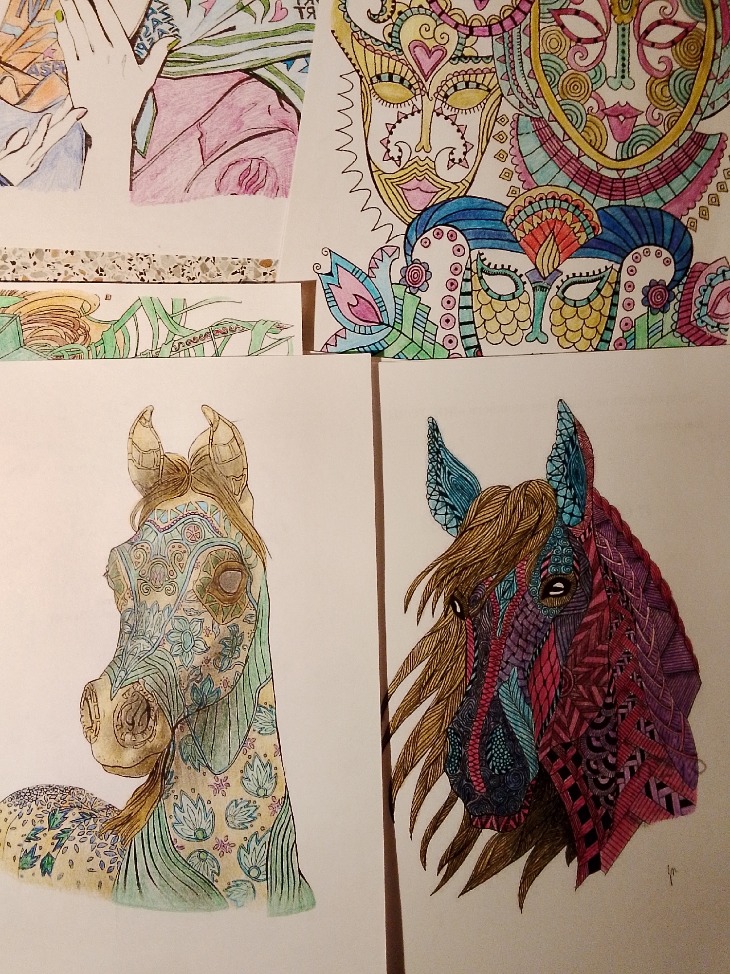 Artistic pages and wooden carving documented in Go Maya