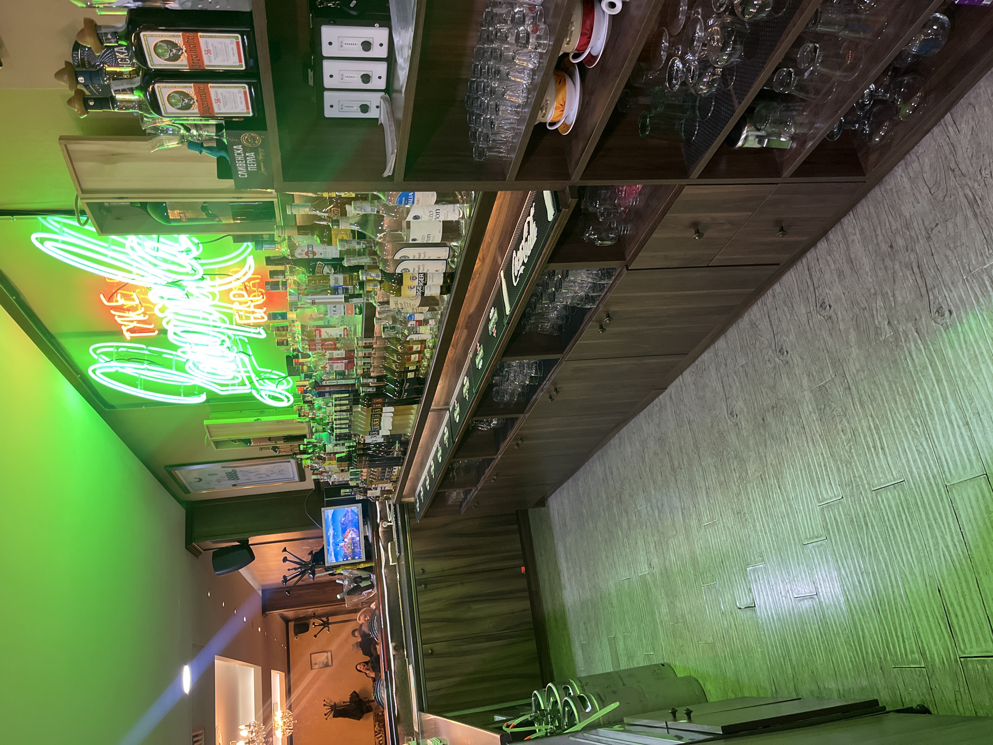 Bar interior documented in Stara Zagora, Bulgaria