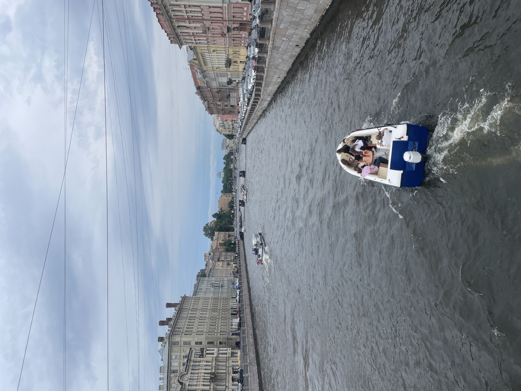 Street-level scenes along Saint Petersburg's canals and backstreets