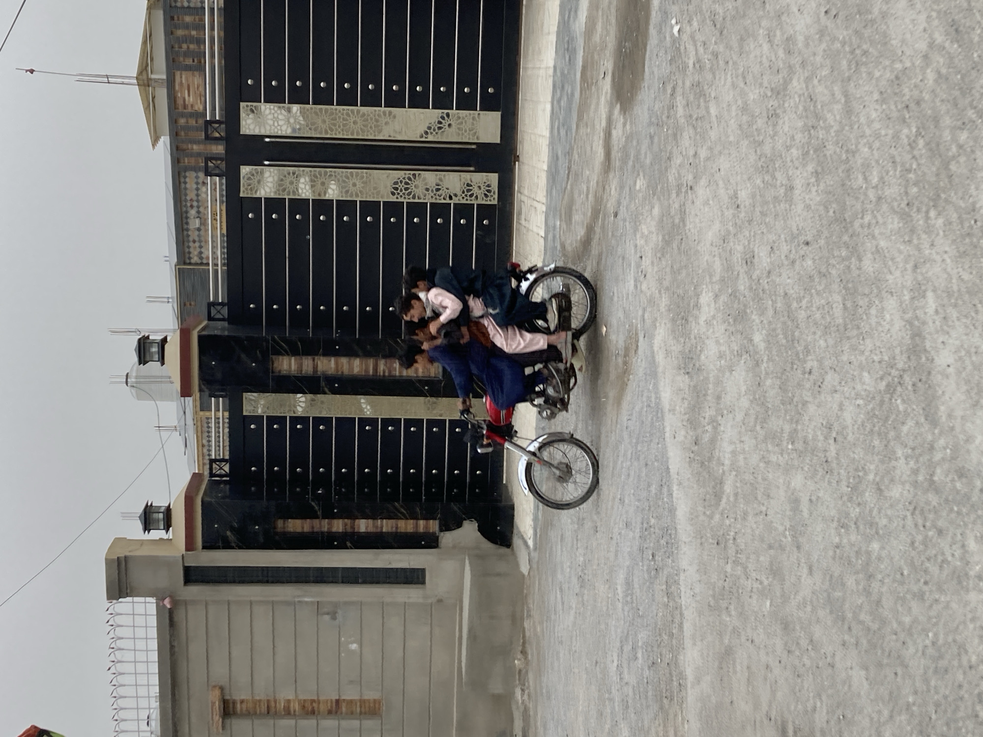 Children spotted playing in residential Quetta street scene