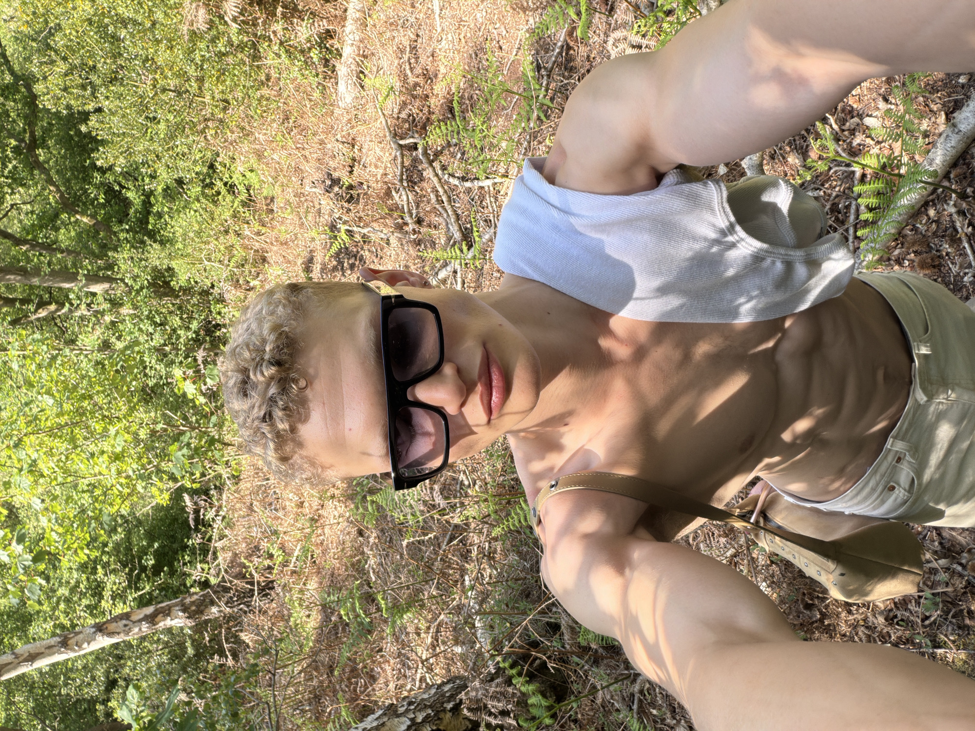 Person spotted in wooded area near Ipswich