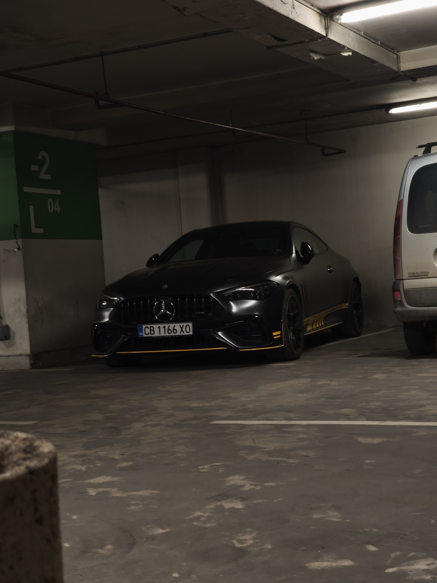 Mercedes-Benz AMG GT spotted in Stara Zagora underground garage