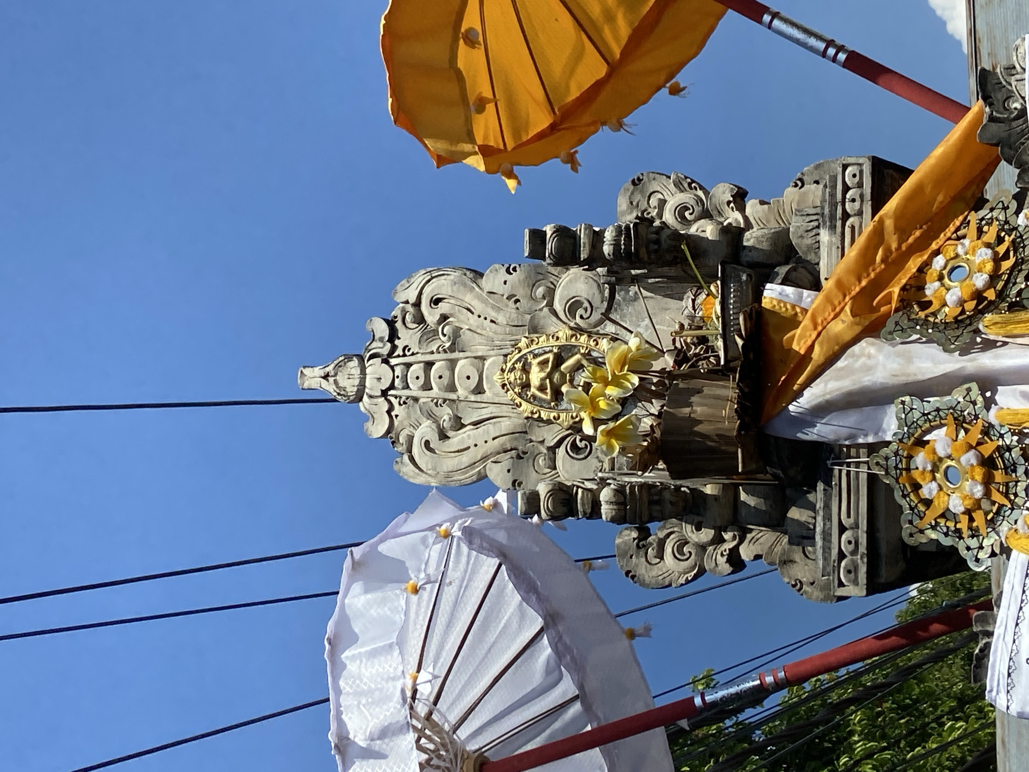 Traditional Balinese shrine ceremonies observed in Buleleng, Indonesia