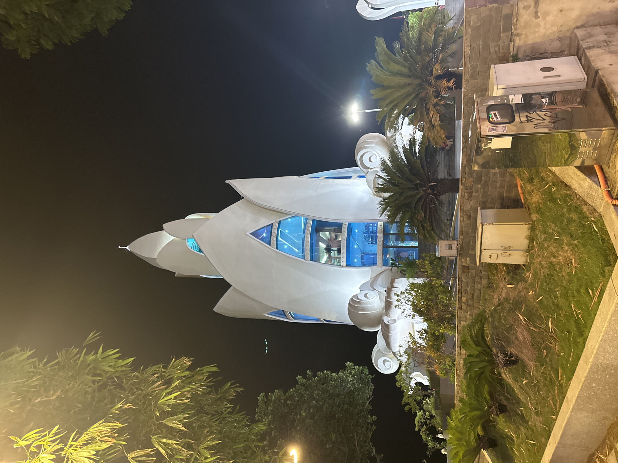 Rabbit mascot entertains crowds during Nha Trang night market