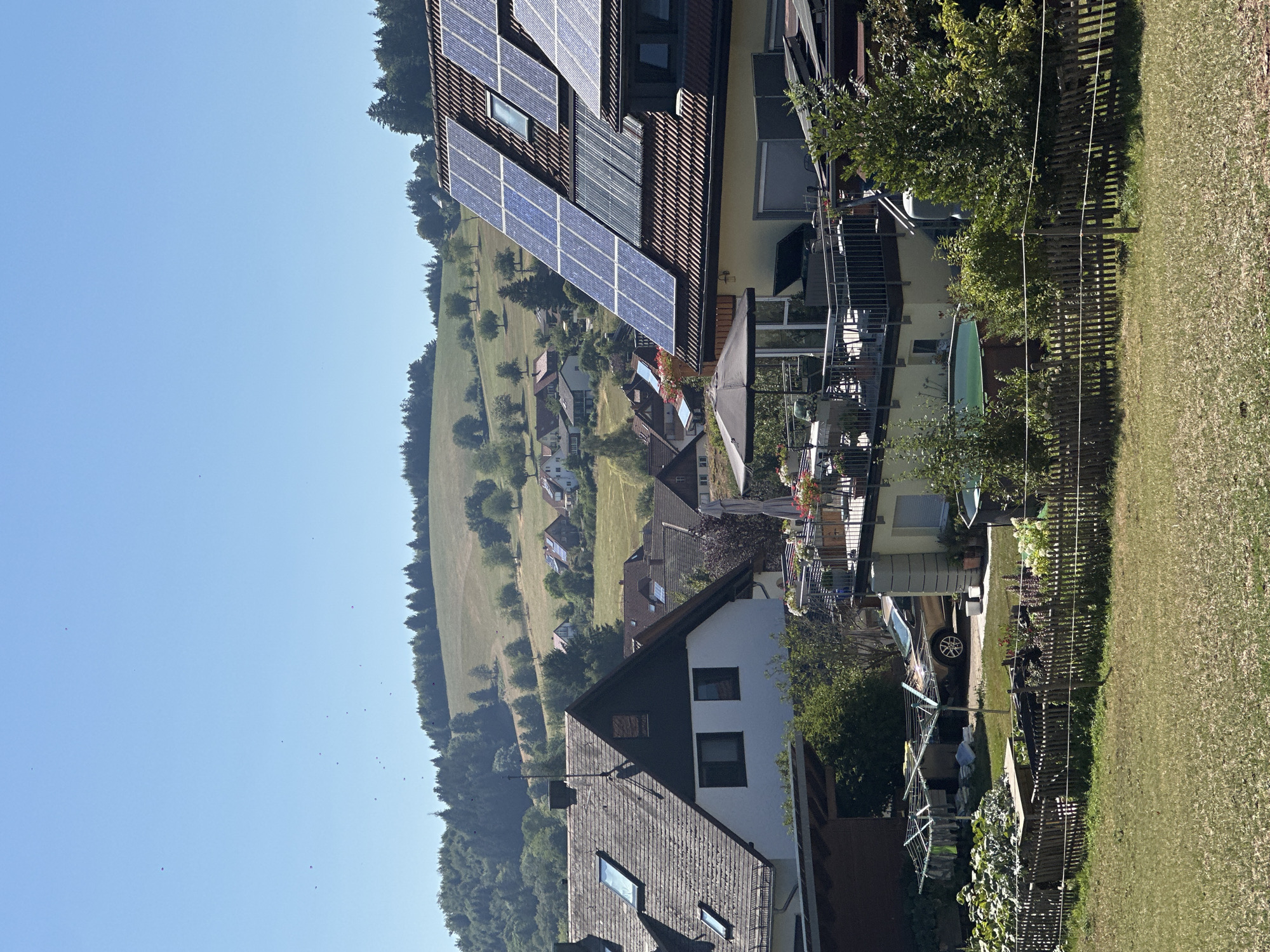 A quiet summer afternoon around a Black Forest village