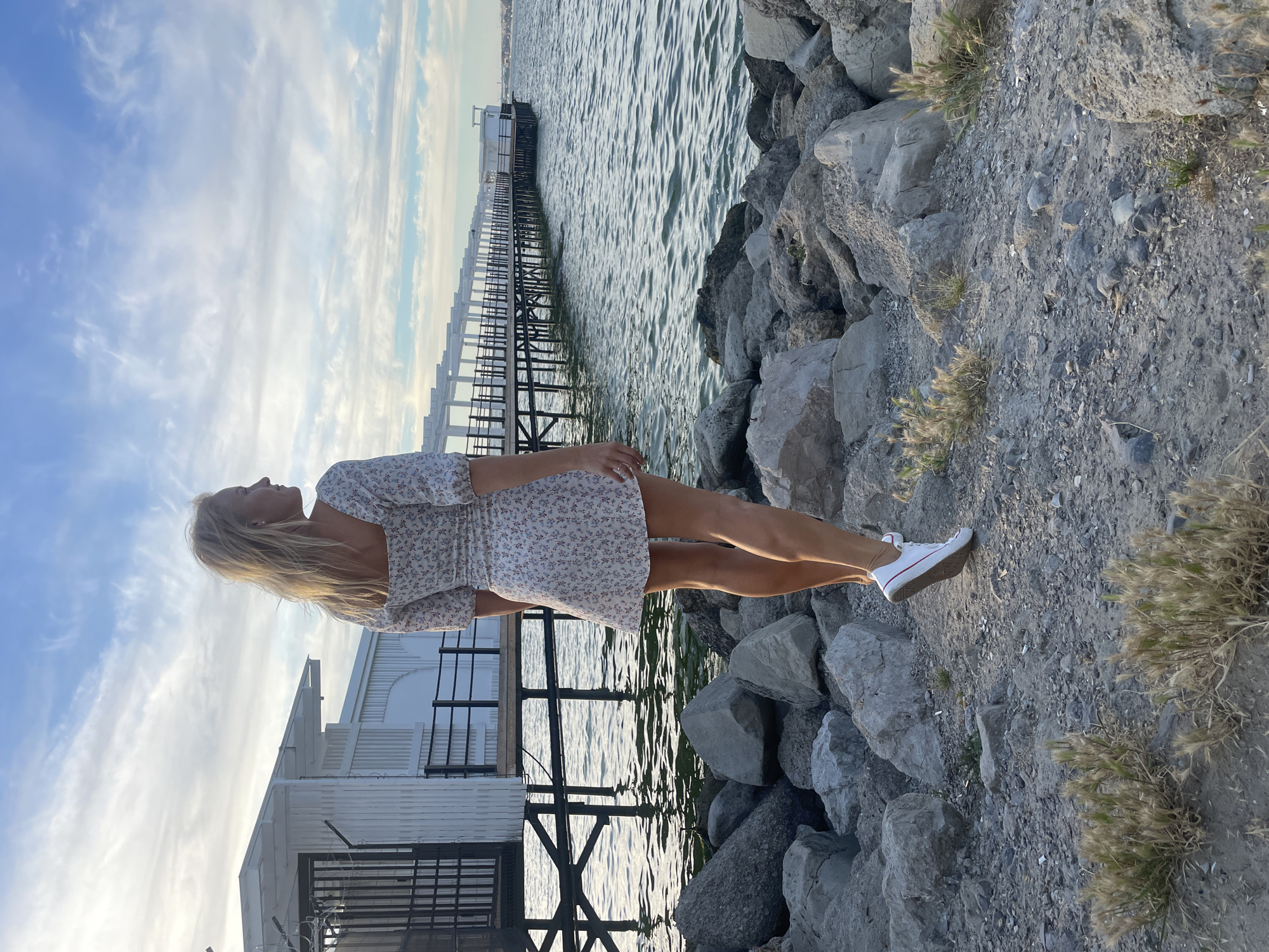 Summer afternoon along the Anapa Black Sea waterfront