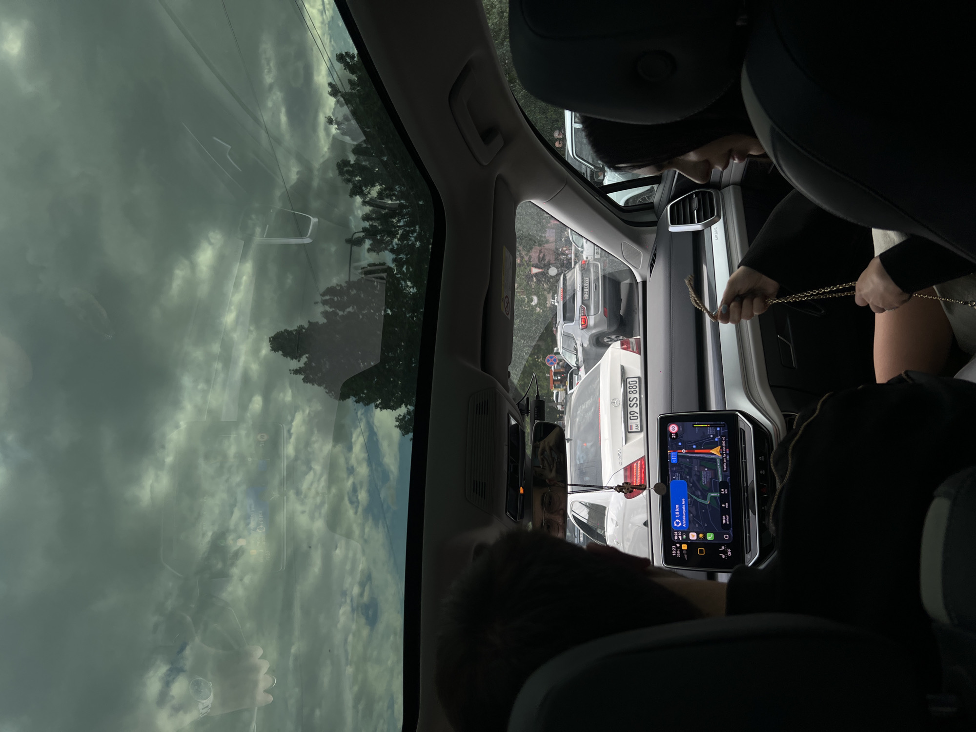Traffic stop documented in Yerevan, Armenia