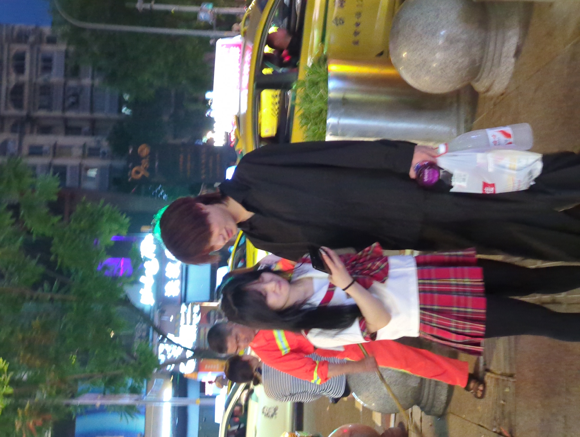 Night market energy across Longta and Liangjiang streets