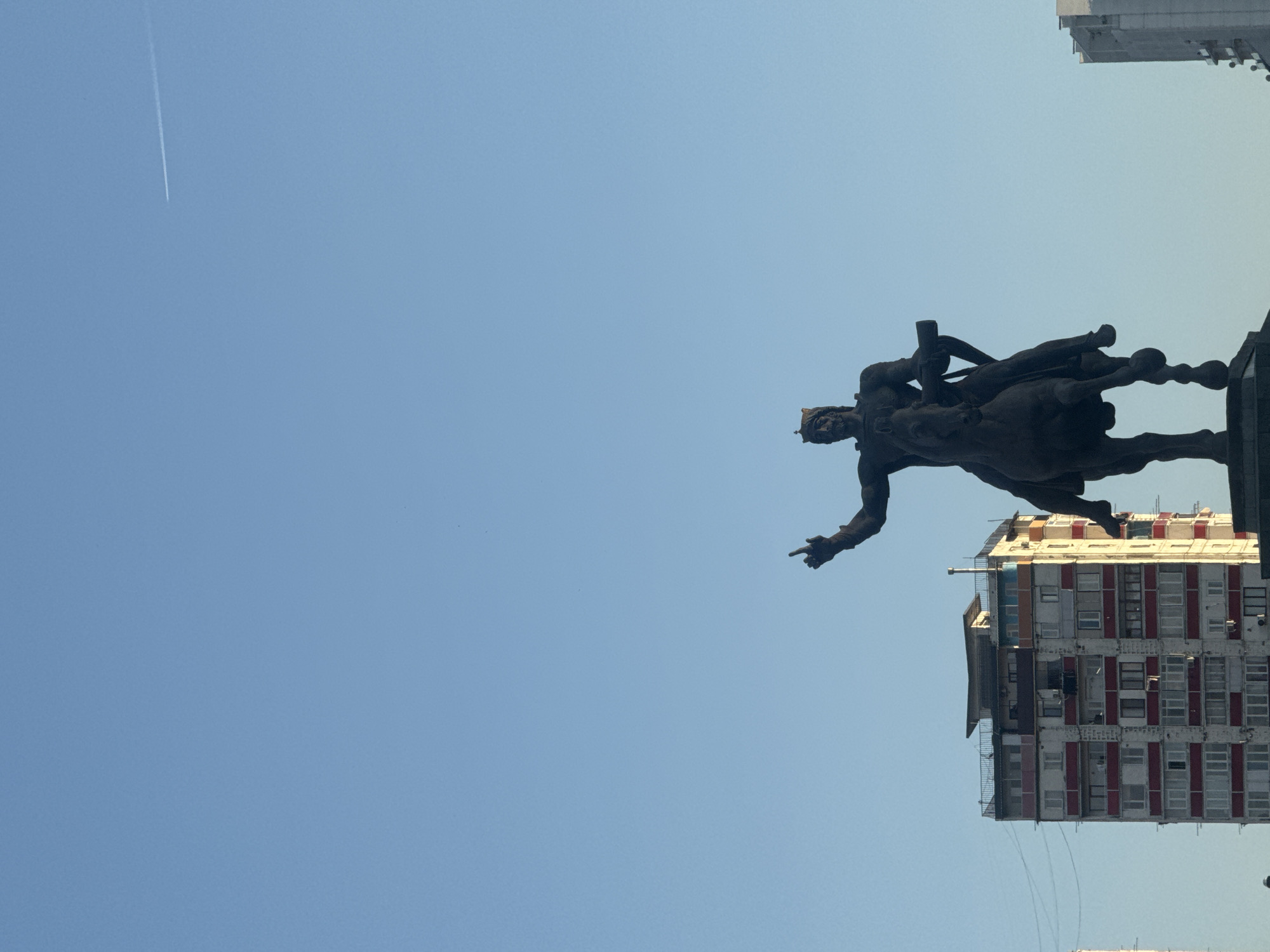 King David Monument photographed from multiple angles in Tbilisi