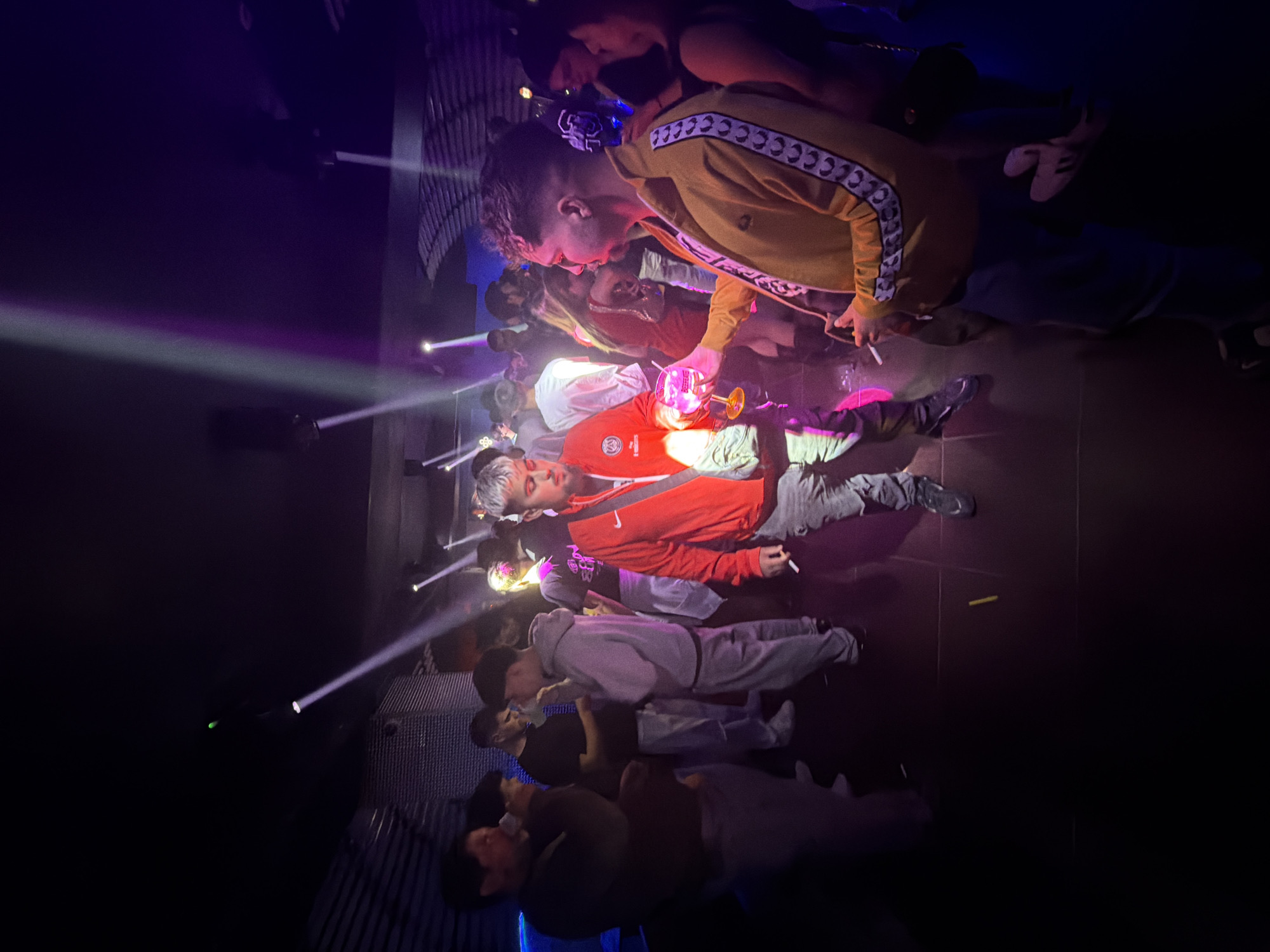 Late night clubbing and street activity in Vila Real