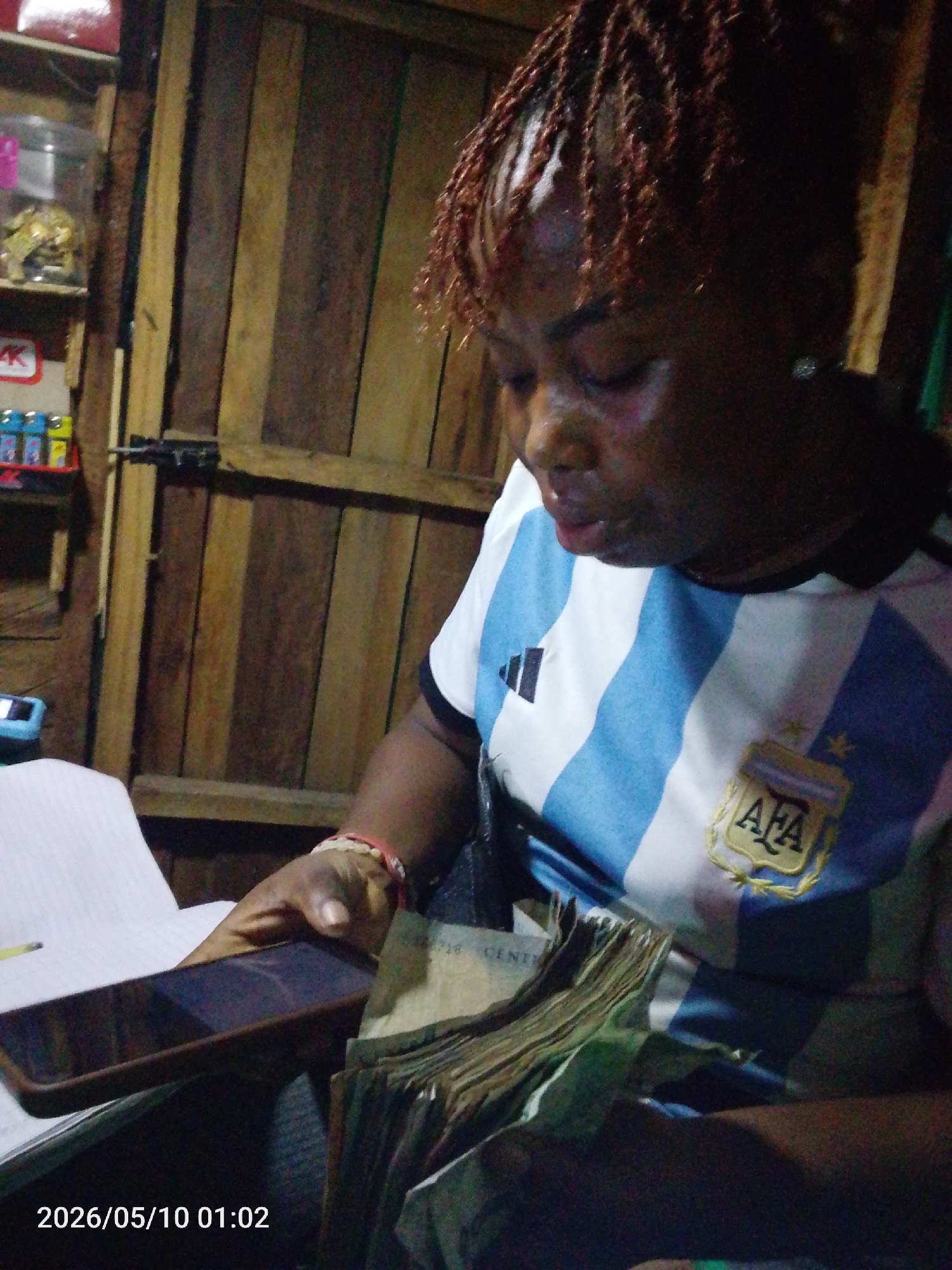 Nighttime street activity documented in Lokoja, Nigeria
