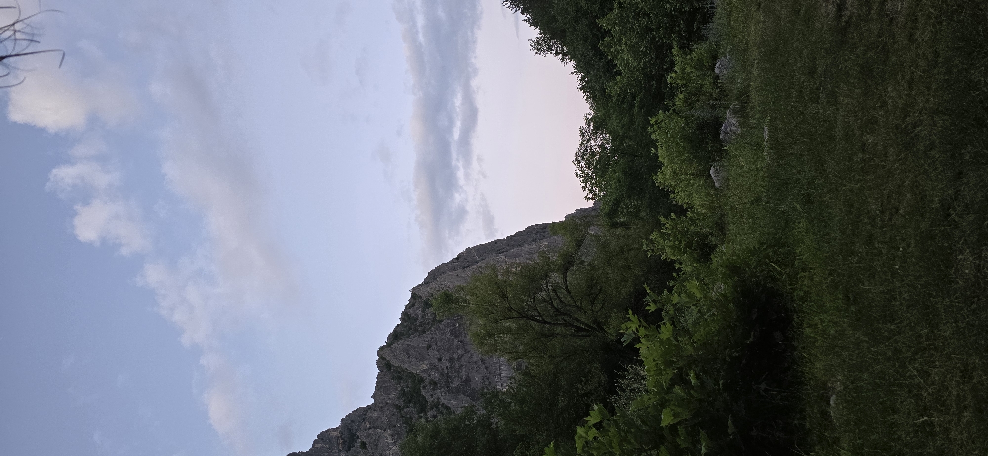 Rocky stream and mountain scenery around Vratsa, Bulgaria