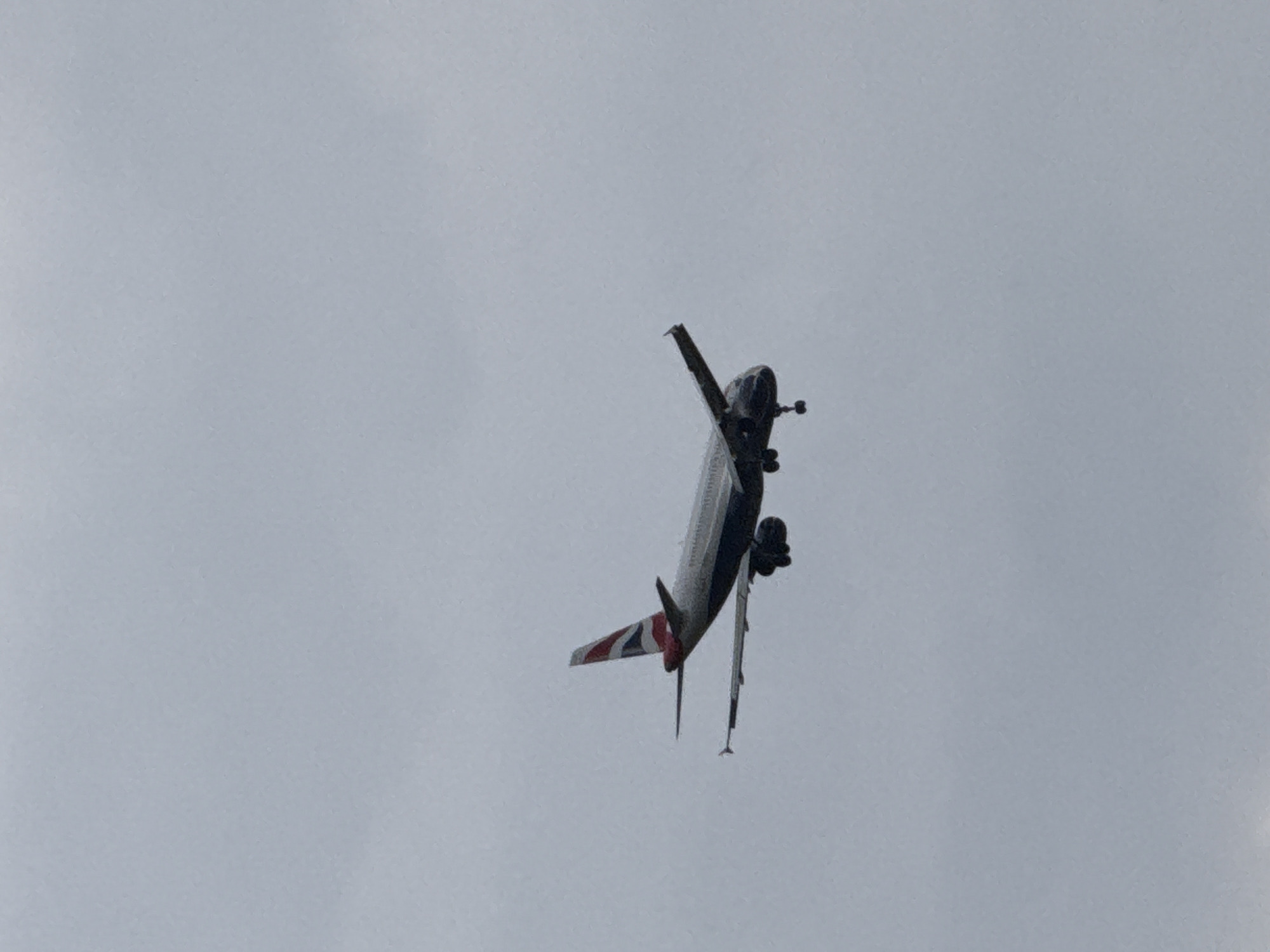British Airways plane executes steep banking maneuver over Bulgaria