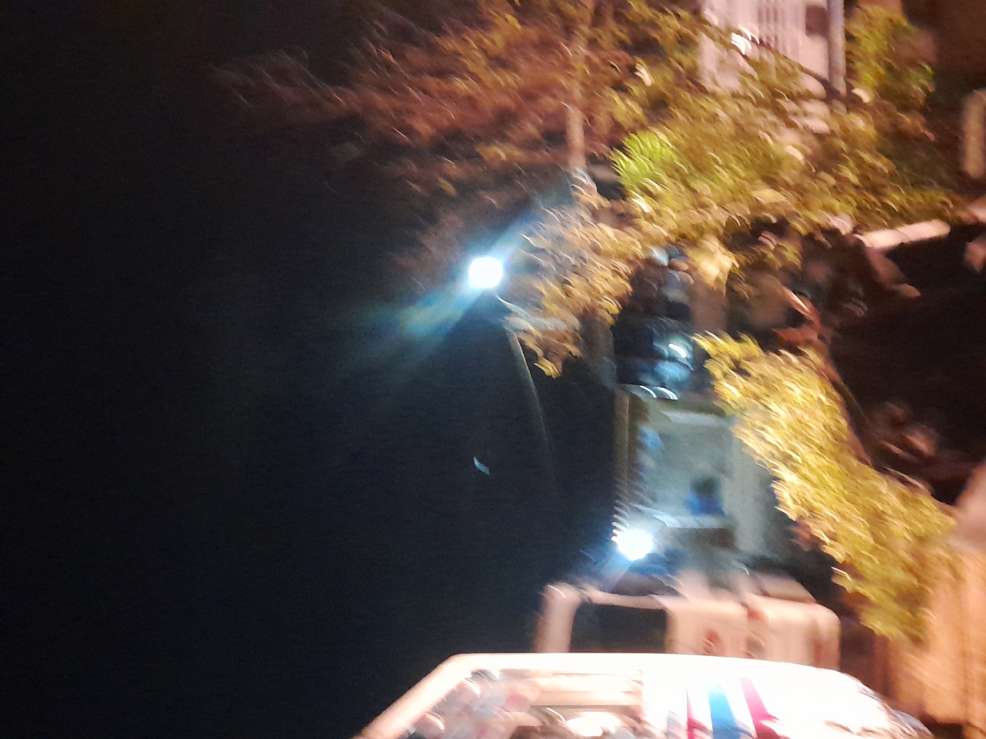 Late-night street documentation across Santa Ana, Venezuela neighborhoods