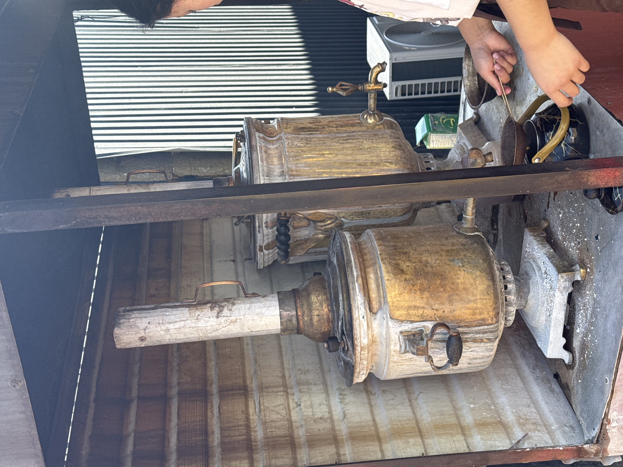 Roadside samovar stop in Sasyk-Bulak, Kyrgyzstan