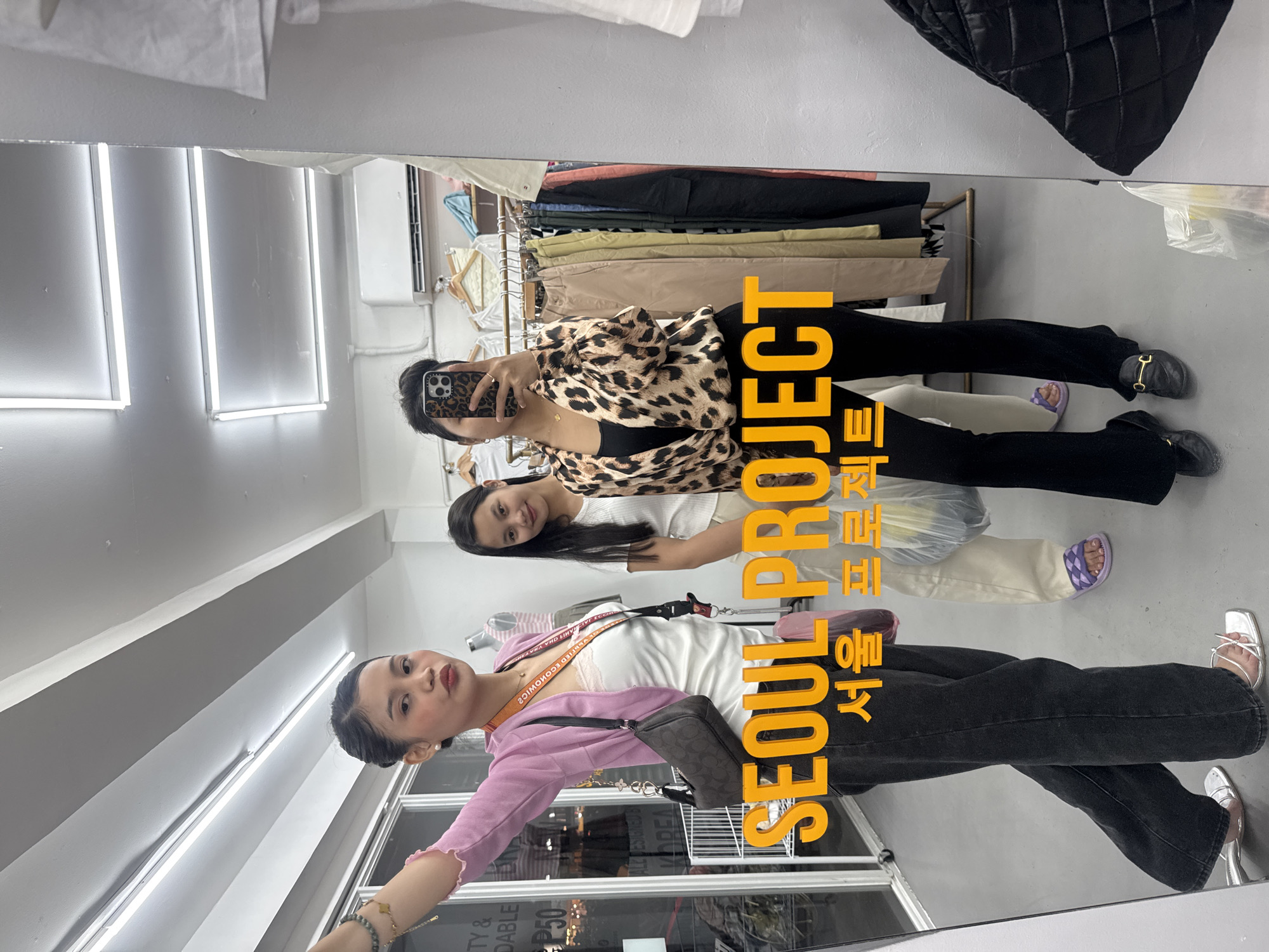 Mirror selfie moment in a Davao City retail store