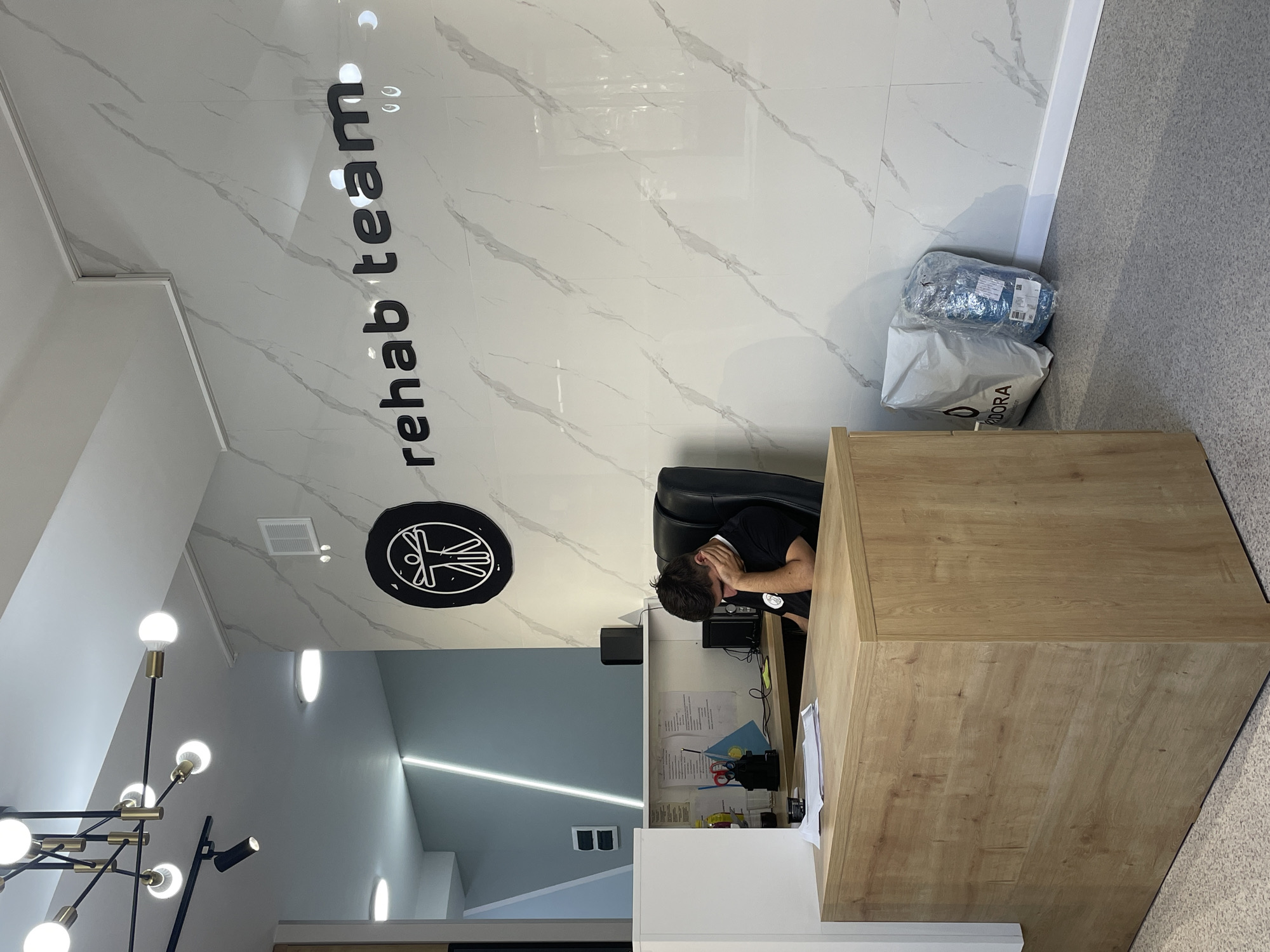 Inside and around a rehab clinic in Almaty