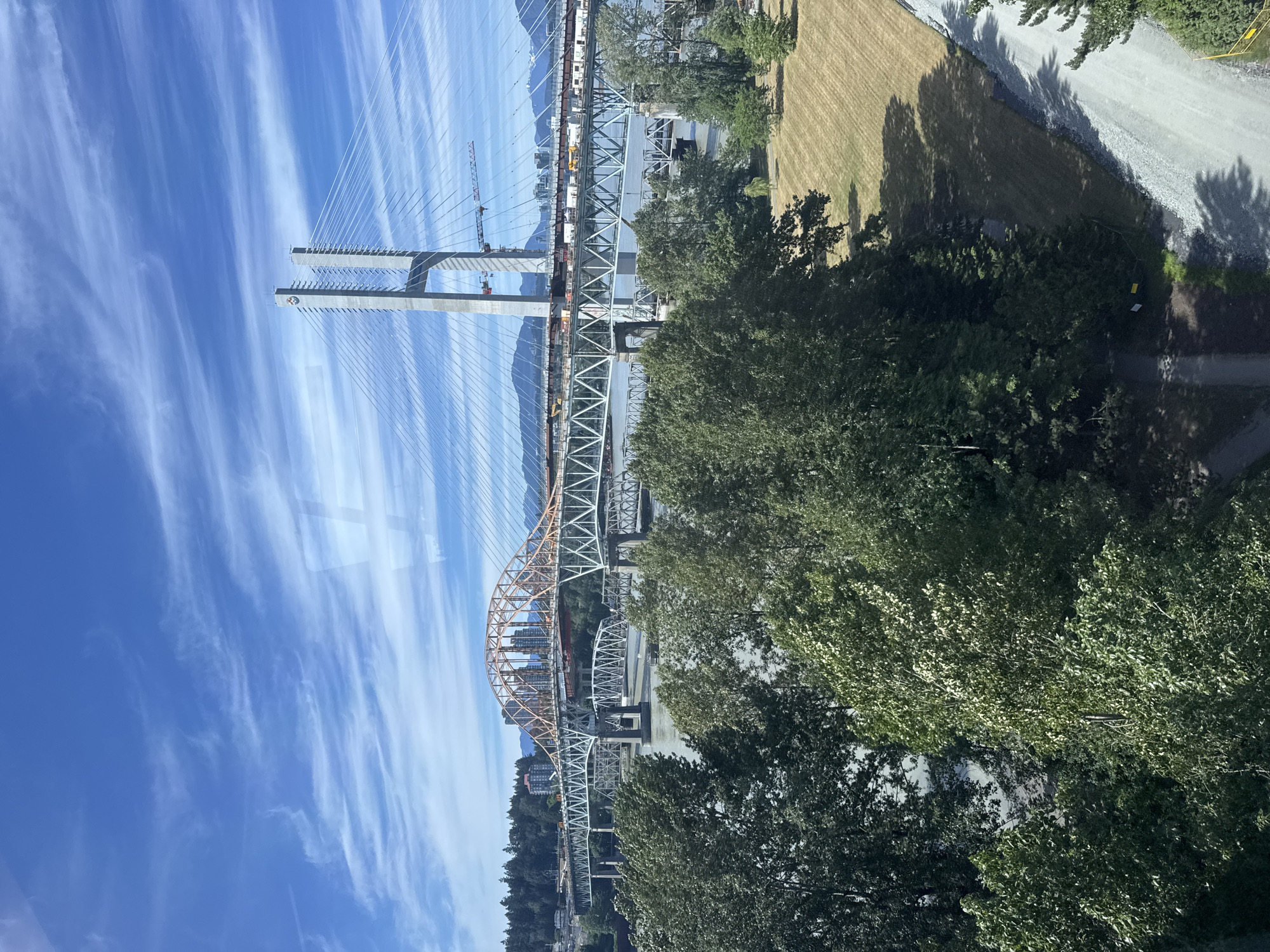 Fraser River bridges and waterfront industry, New Westminster