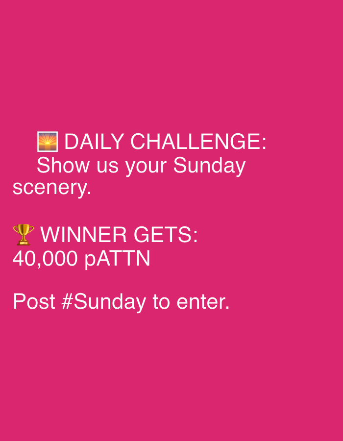 Daily challenge graphics promote Sunday photo contest in Męcina